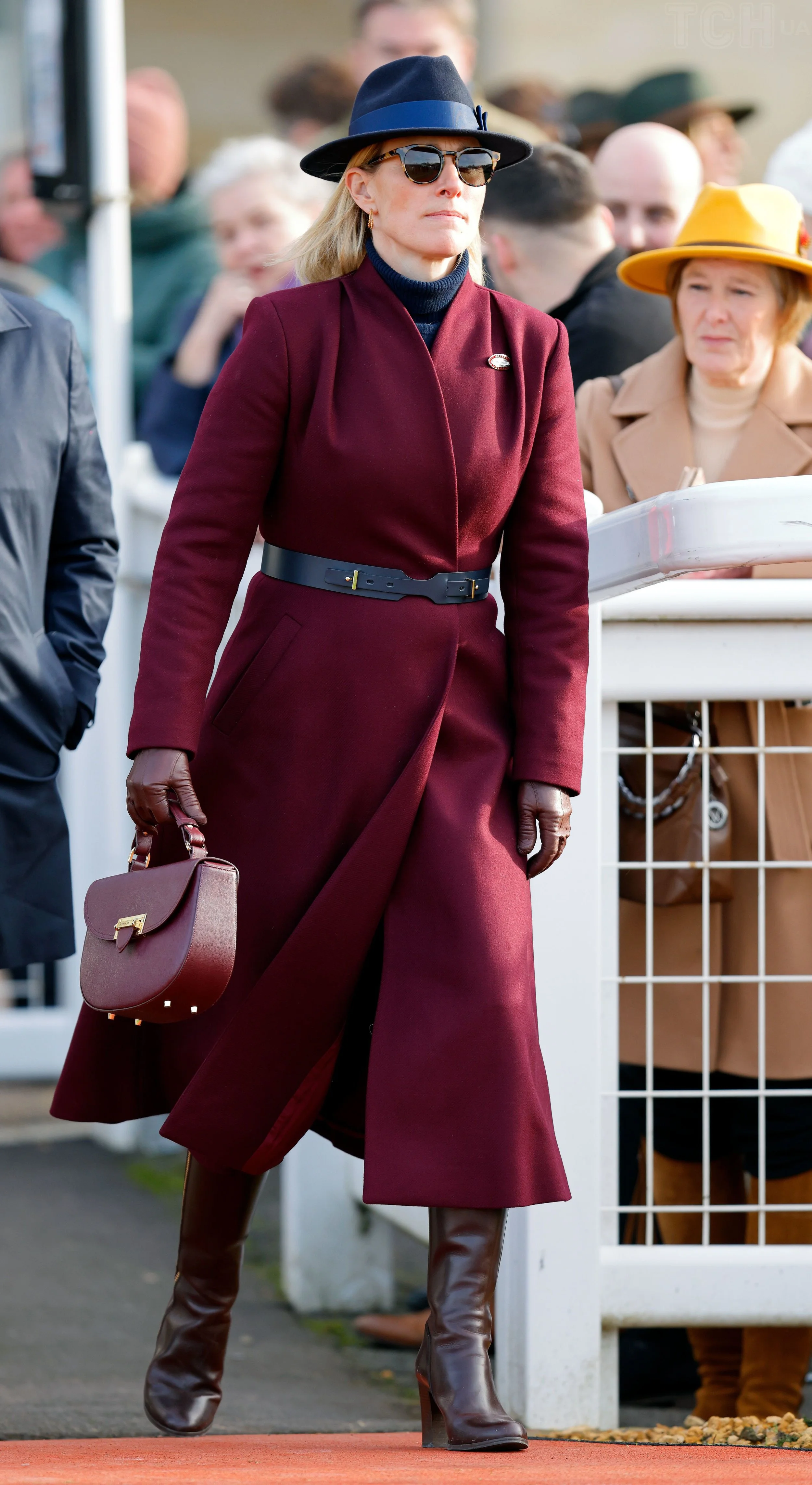 Zara Tindall Attends the 2024 Cheltenham Festival Trials Day