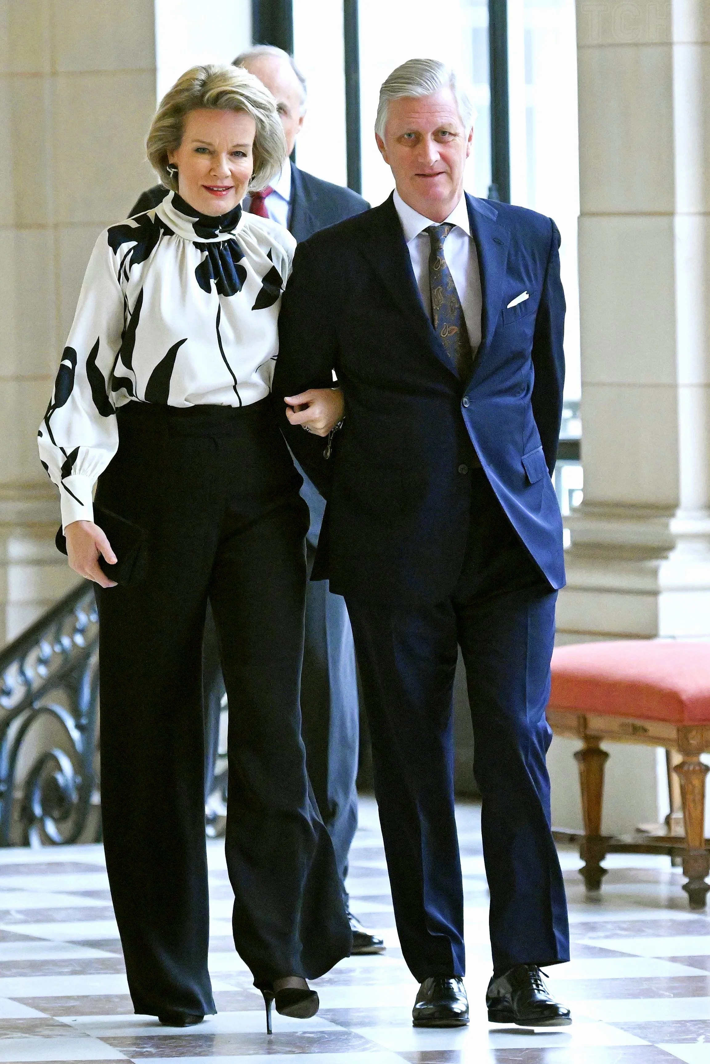 The King and Queen of the Belgians Host the 2024 New Year's Reception for Federal and Regional Authorities