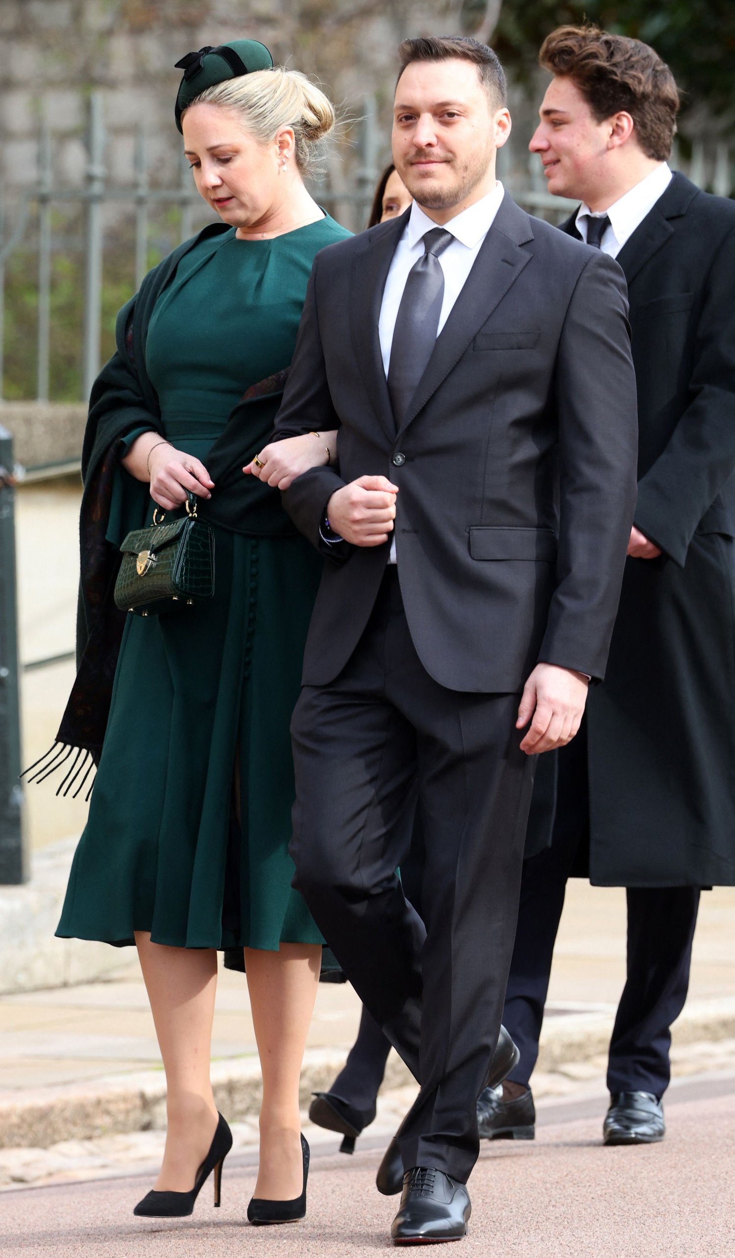 Princess Theodora Attends Thanksgiving Service for King Constantine II