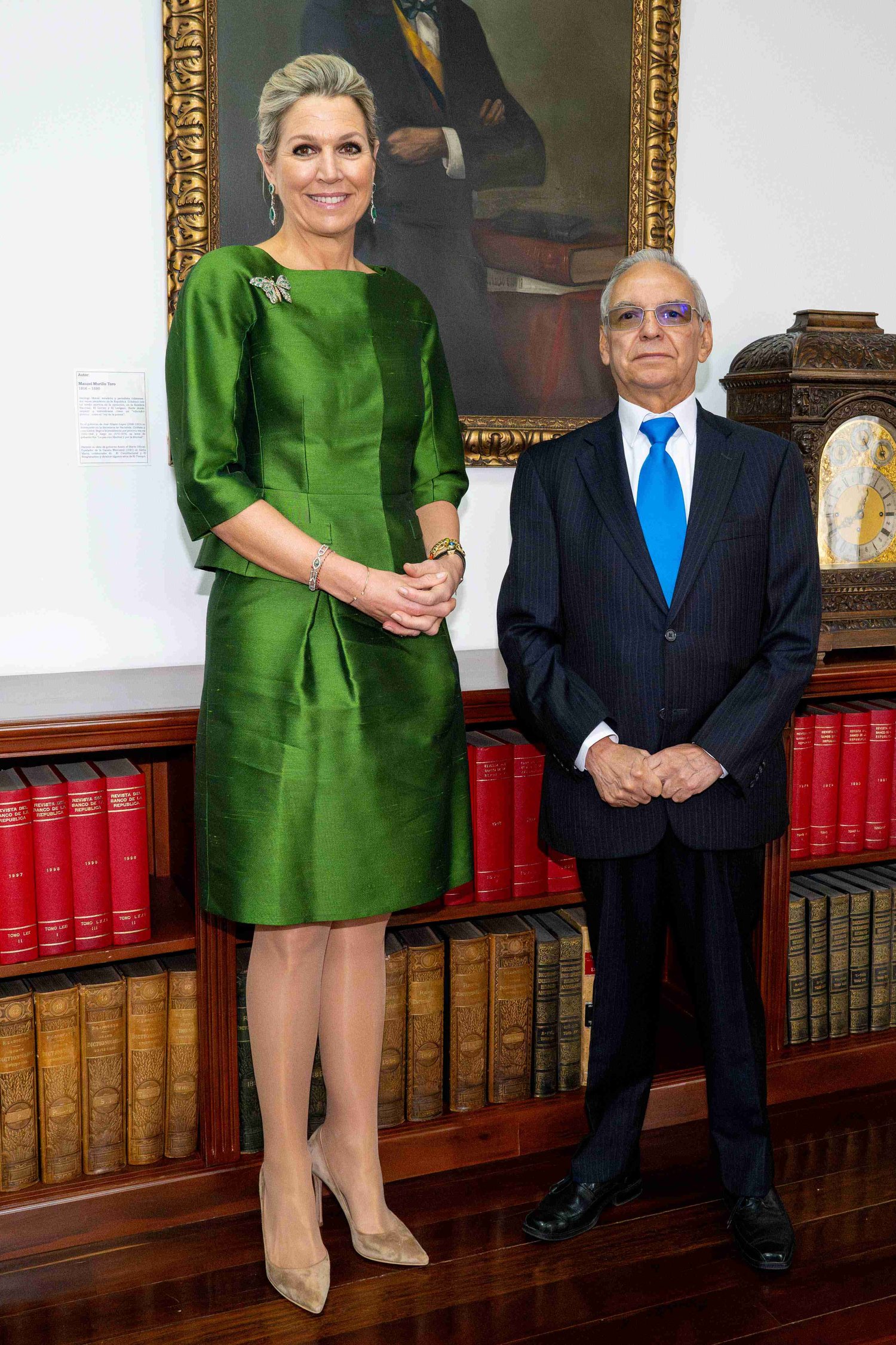 Queen Maxima Meets with Minister of Finance of Colombia