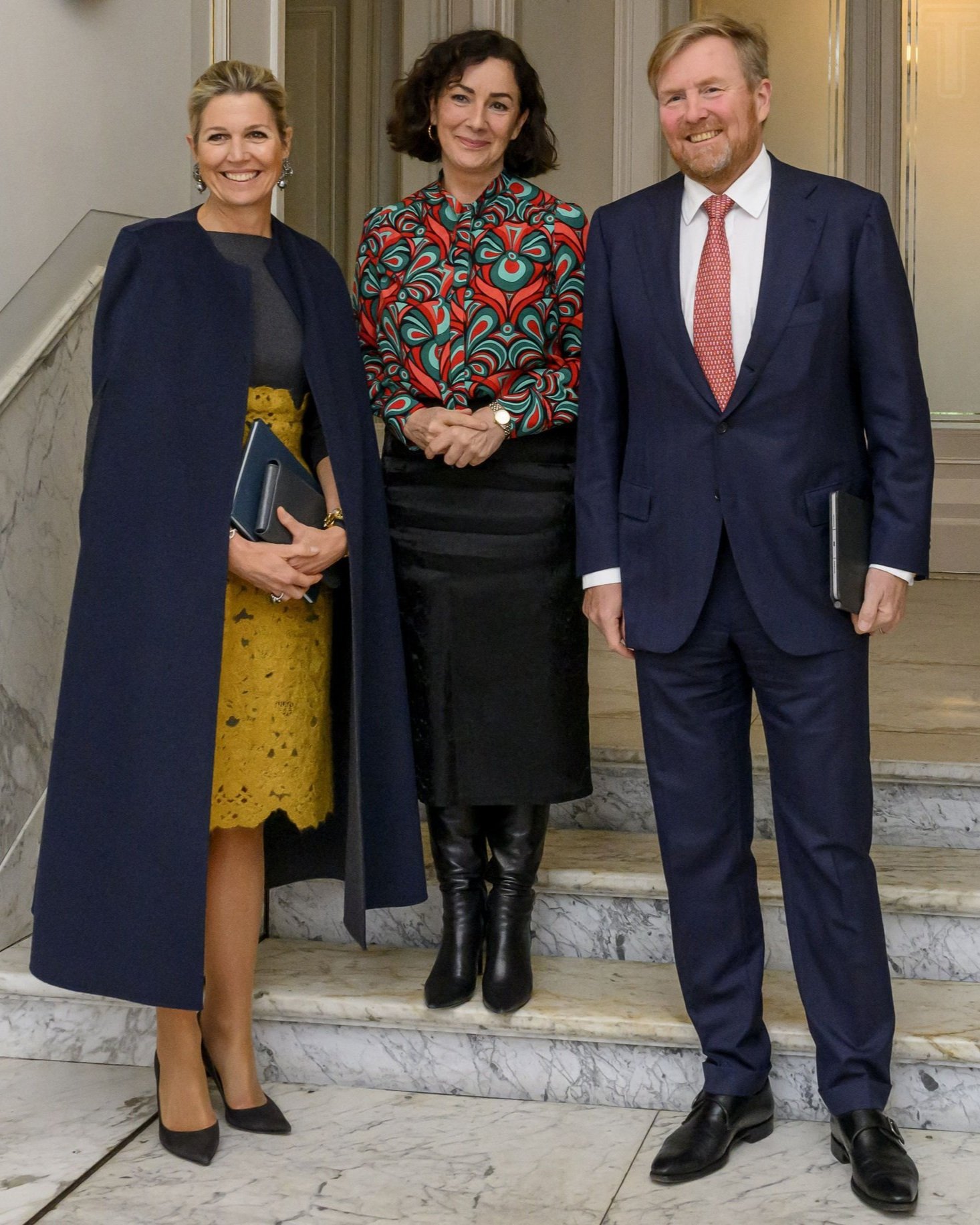 The King and Queen of the Netherlands Attend a Discussion on Situation in Gaza and Israel 