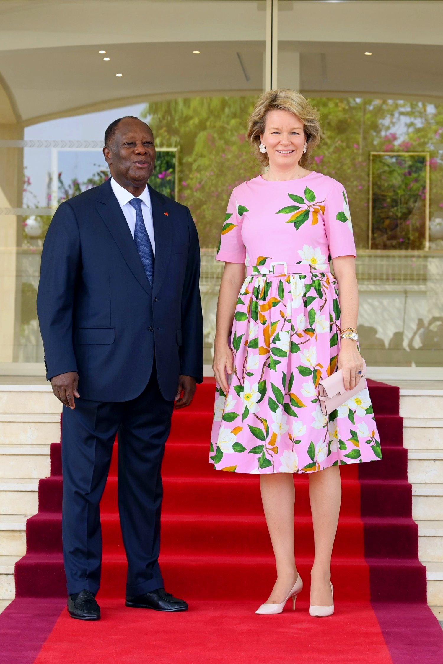 Queen Mathilde Pays Working Visit to Côte d'Ivoire Representing UN