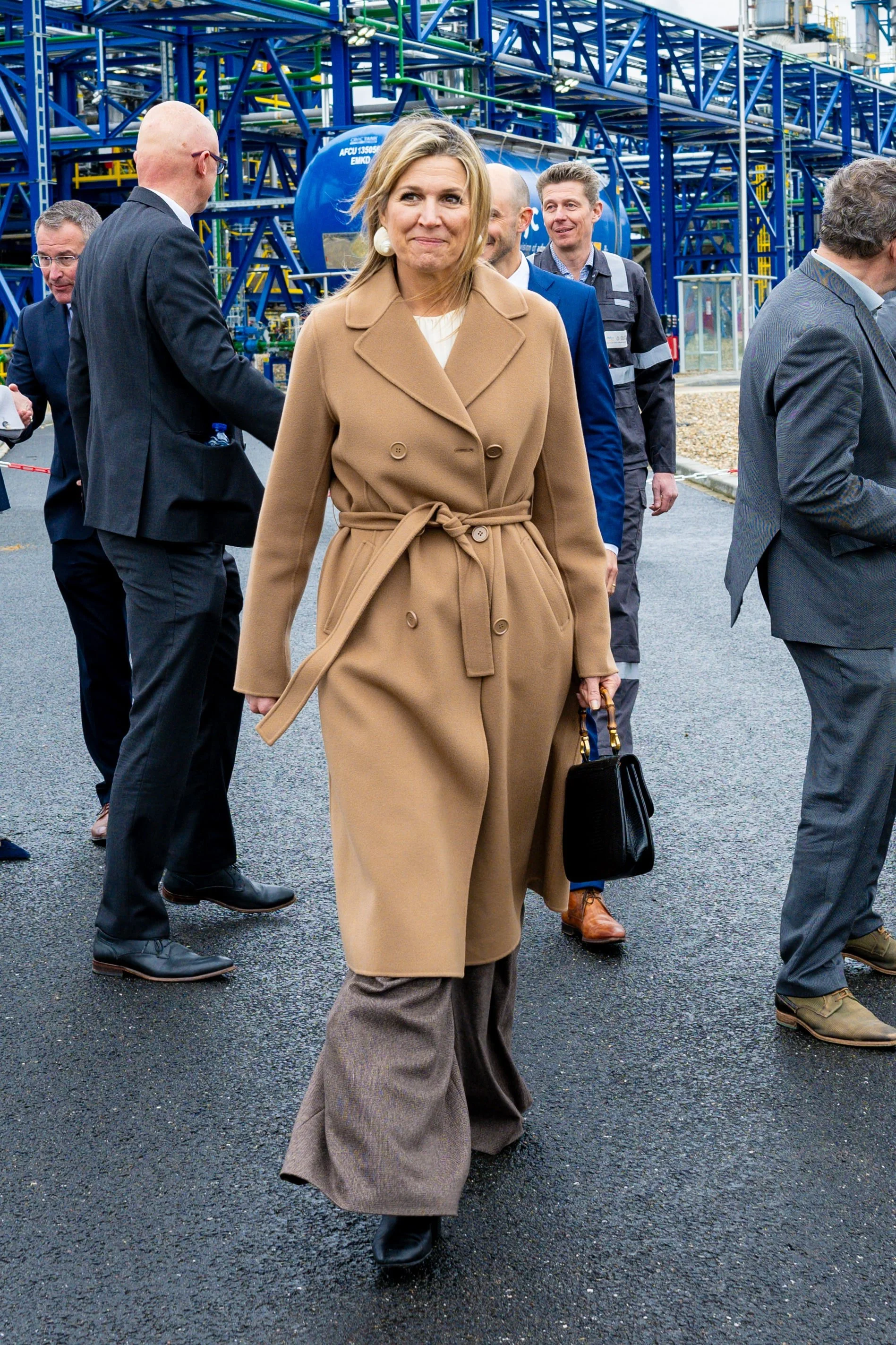 Queen Maxima Visits Chemelot Industrial Park in Geleen