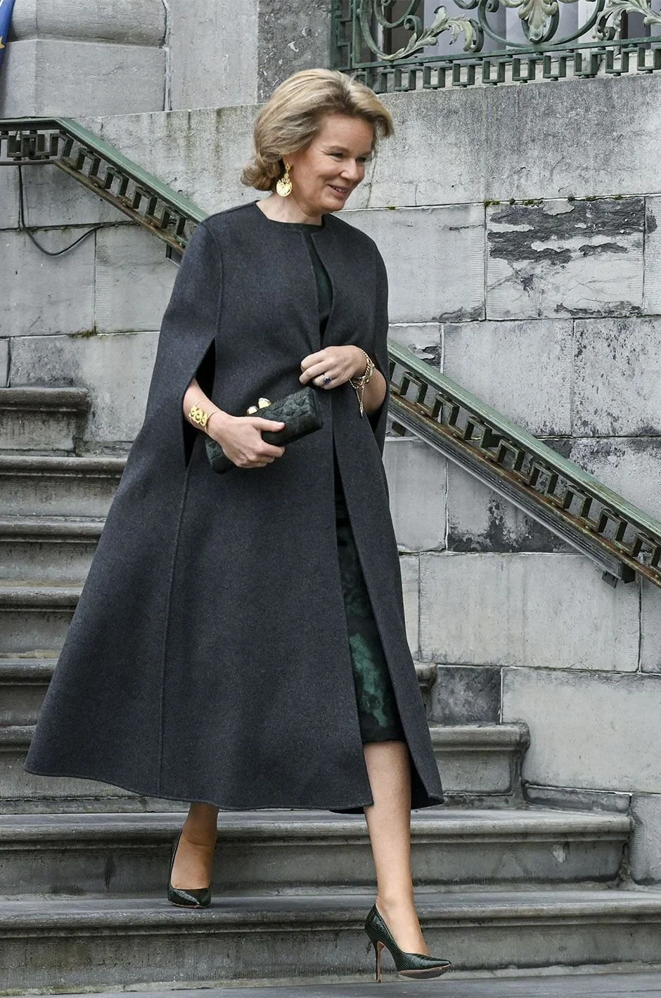 Queen Mathilde Attends Seminar in Tournai