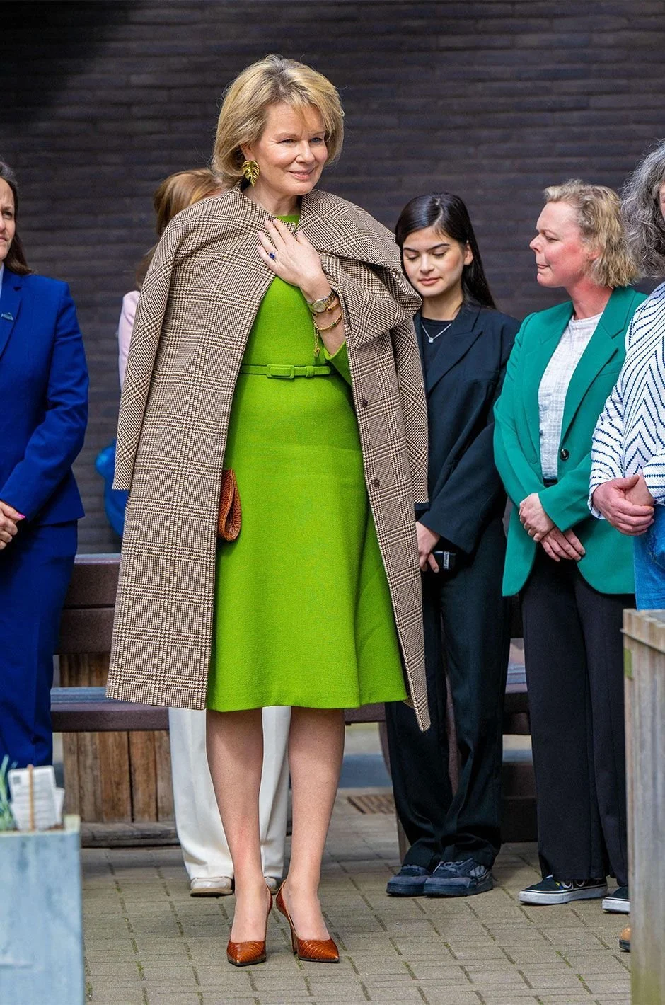Queen Mathilde Visits Hotel School Ghent