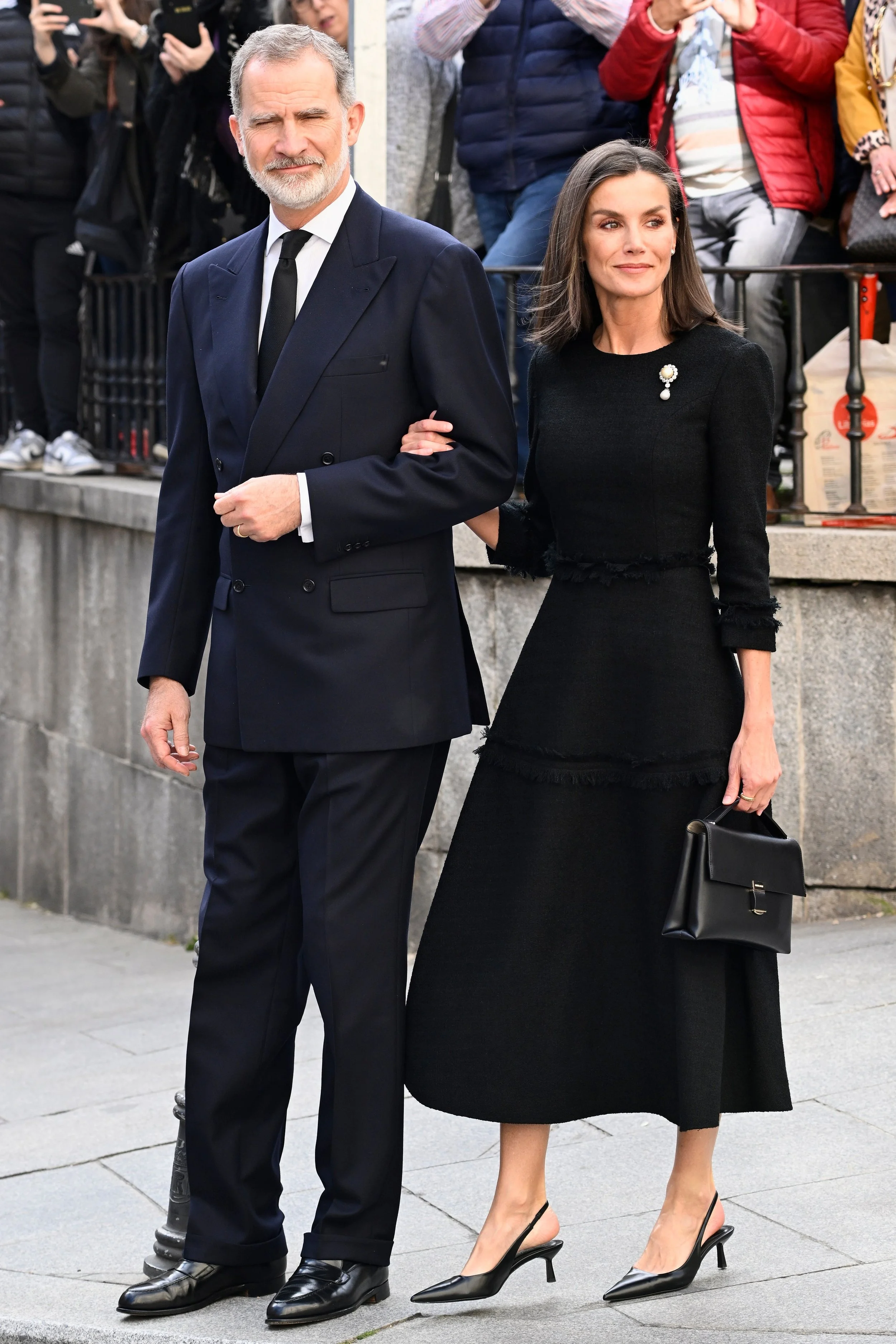 The King and Queen of Spain Attend Funeral Mass for Fernando Gómez-Acebo