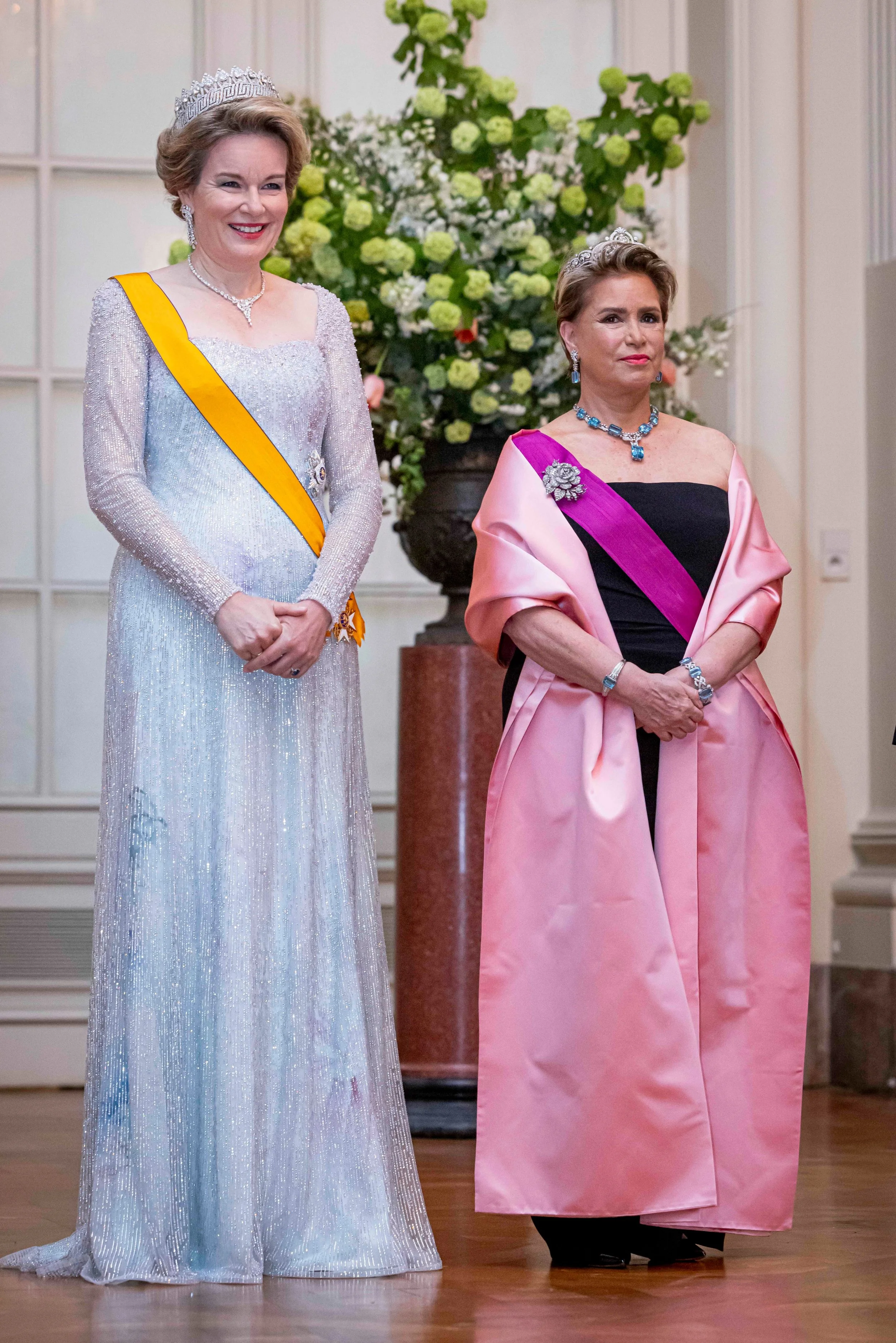 The King and Queen of the Belgians Host State Banquet in Honour of the Grand Duke and Grand Duchess of Luxembourg