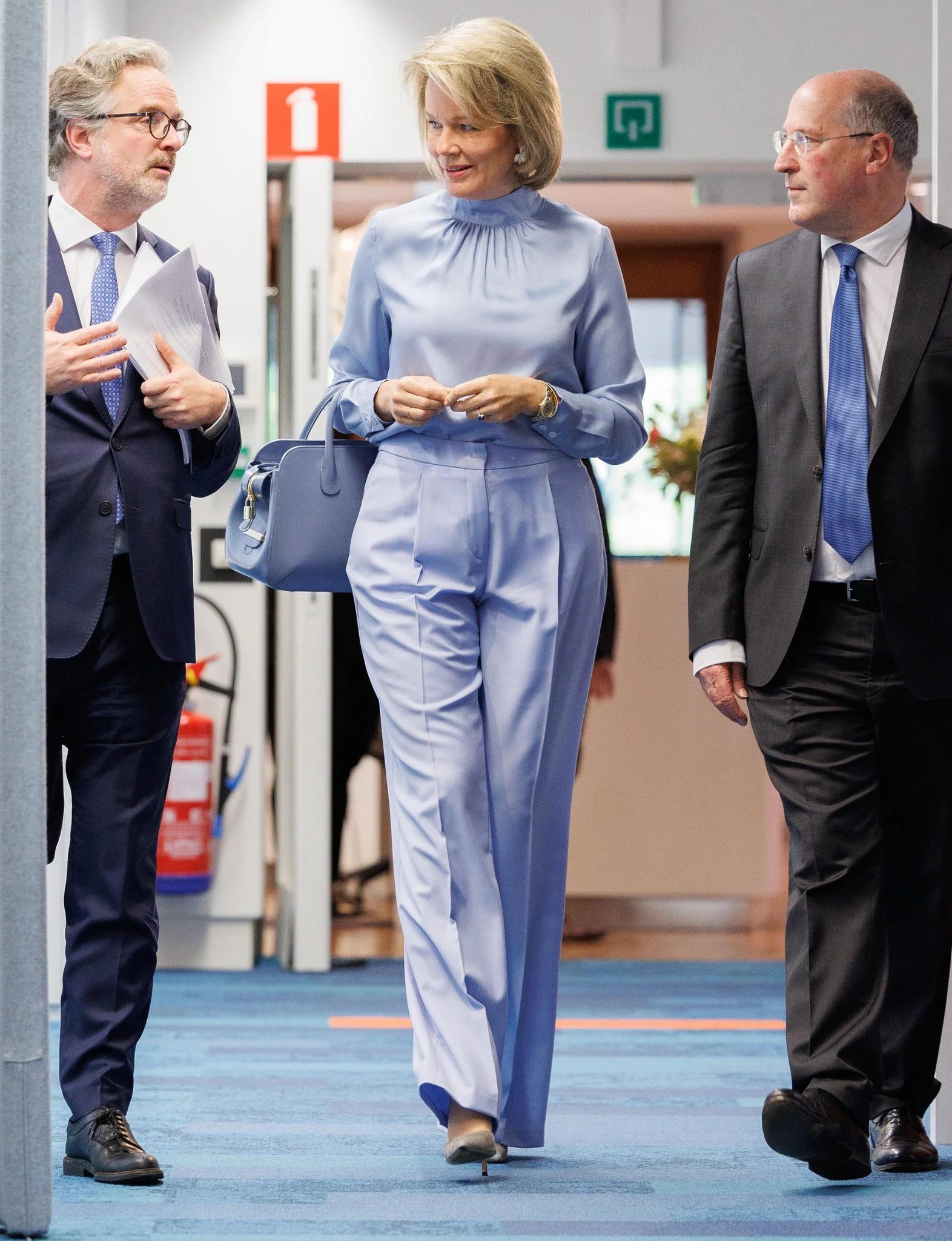 Queen Mathilde Visits European Banking Federation