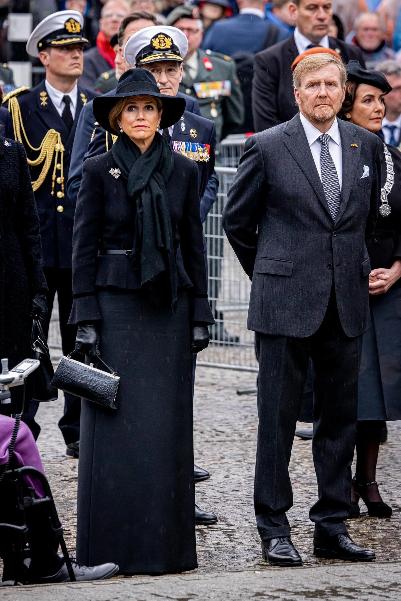 The King and Queen of the Netherlands Attend National Remembrance Day Ceremony 2024
