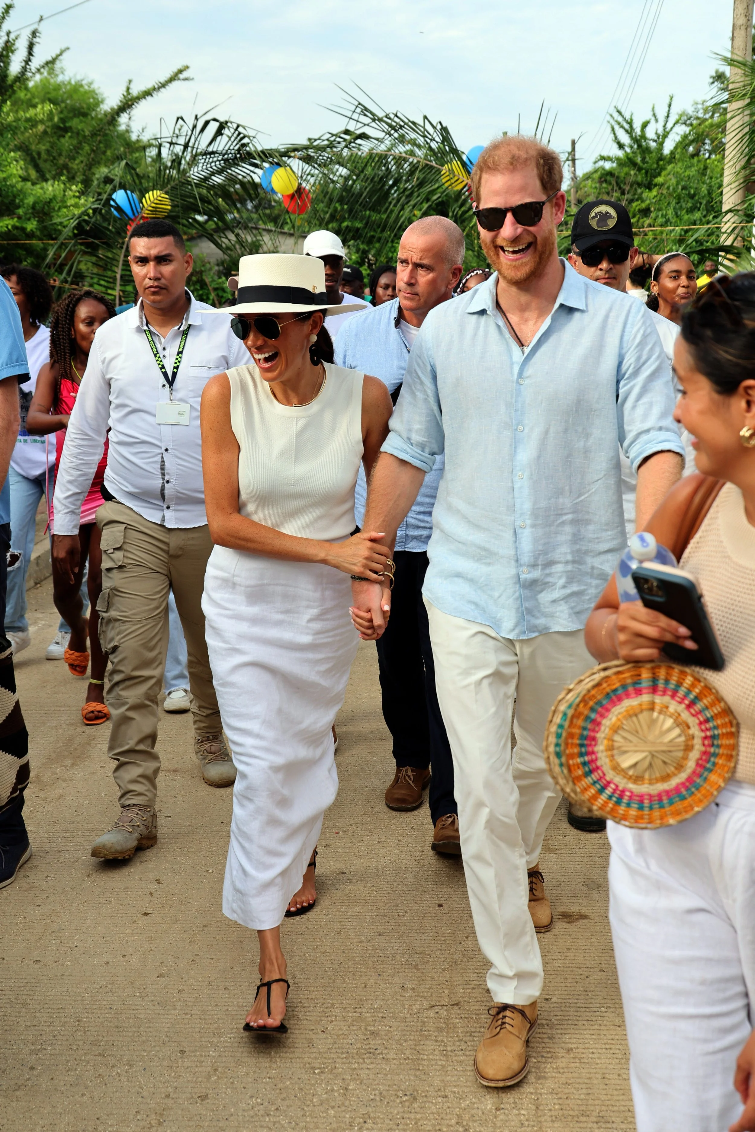 The Duke and Duchess of Sussex Visit San Basilio de Palenque