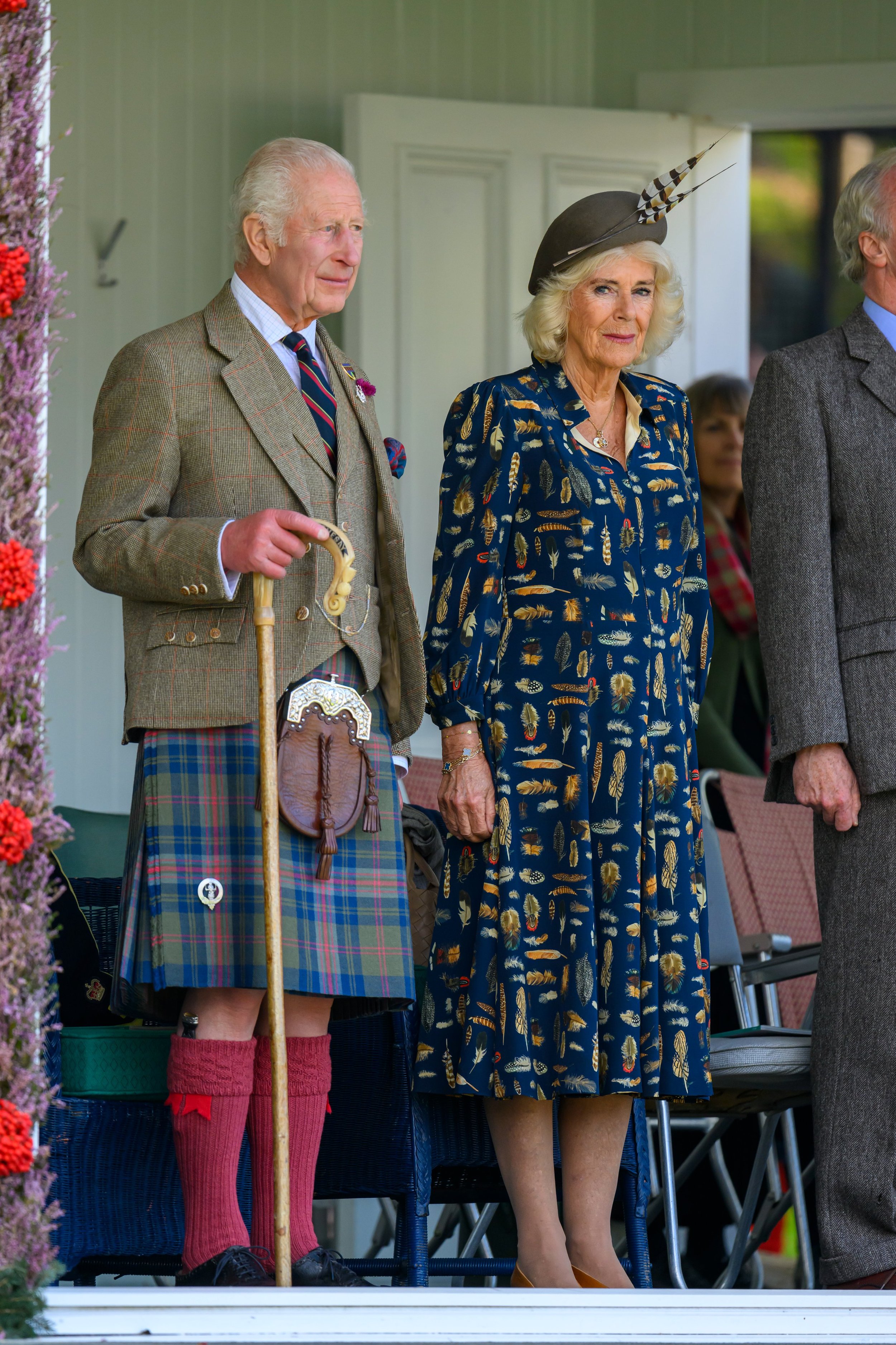 The King and Queen of the United Kingdom Attend The Braemar Gathering 2024