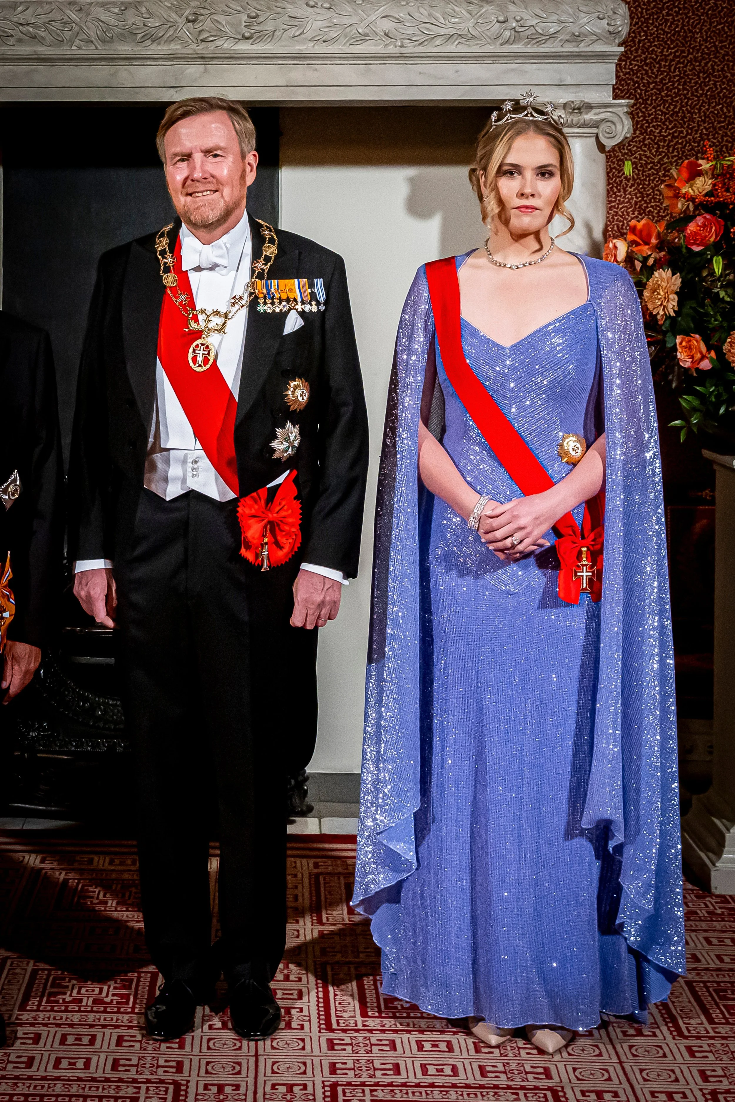 The Princess of Orange Attends State Banquet Held in Honour of the President of Portugal