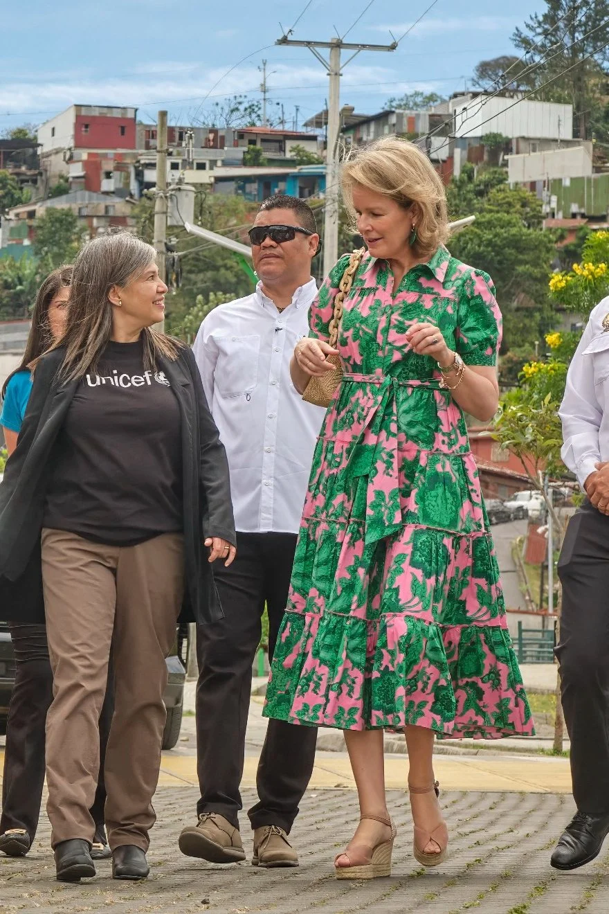 Queen Mathilde Visits the Llovera Foundation's Shelter in San Jose, Costa Rica