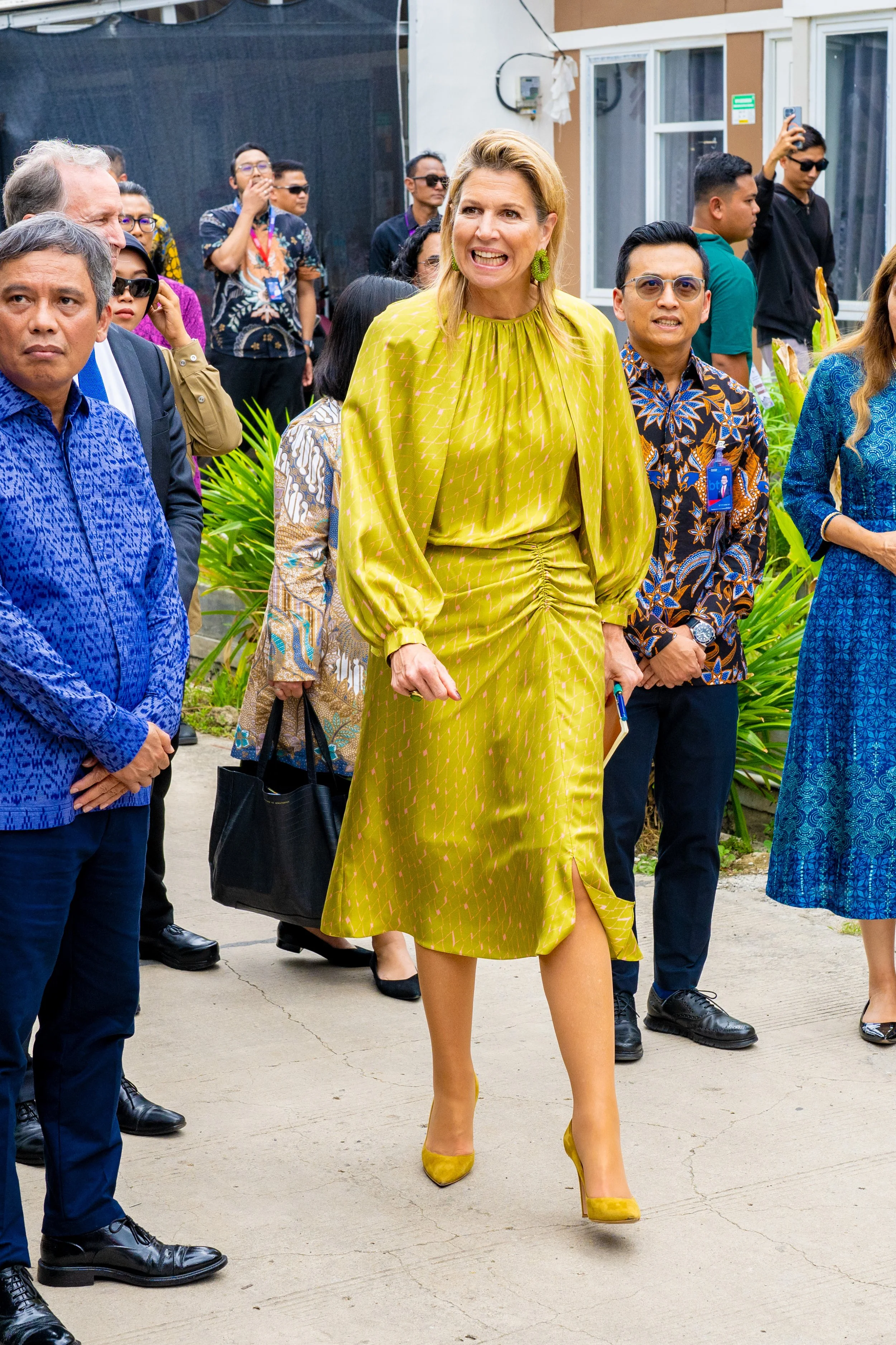 Queen Maxima Visits Bekasi