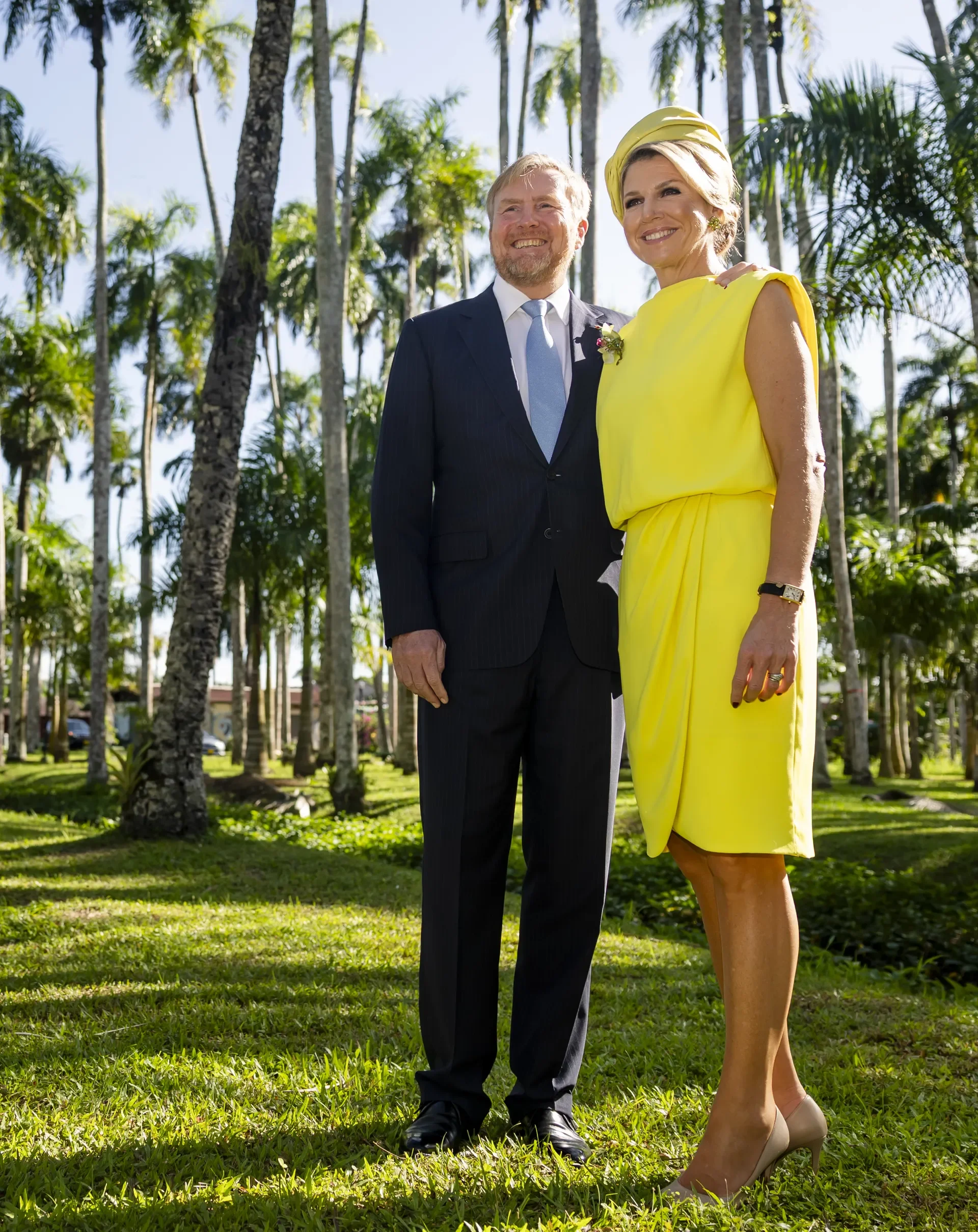 The King and Queen of the Netherlands Tour Paramaribo