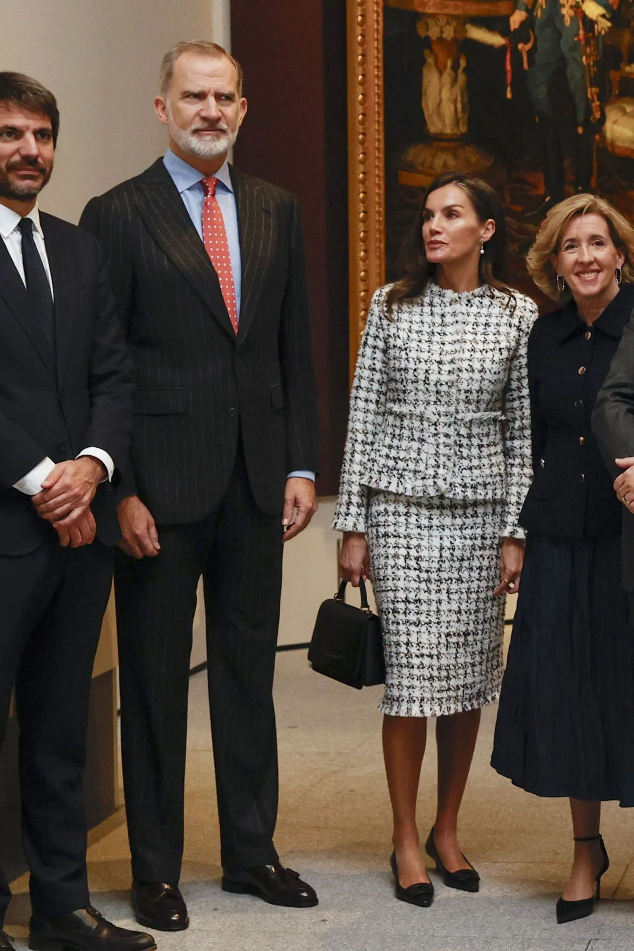 The King and Queen of Spain Attend Opening of Exhibition on Queen Victoria Eugenia