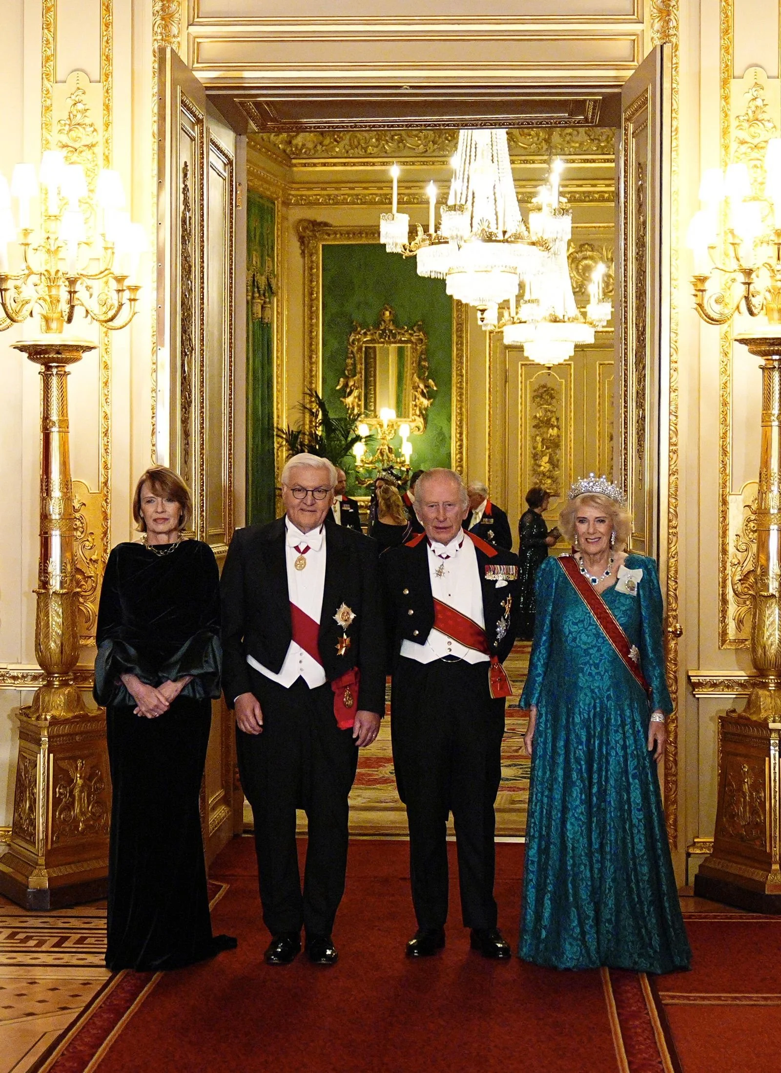 The King and Queen of the United Kingdom Host State Banquet in Honour of President and First Lady of Germany