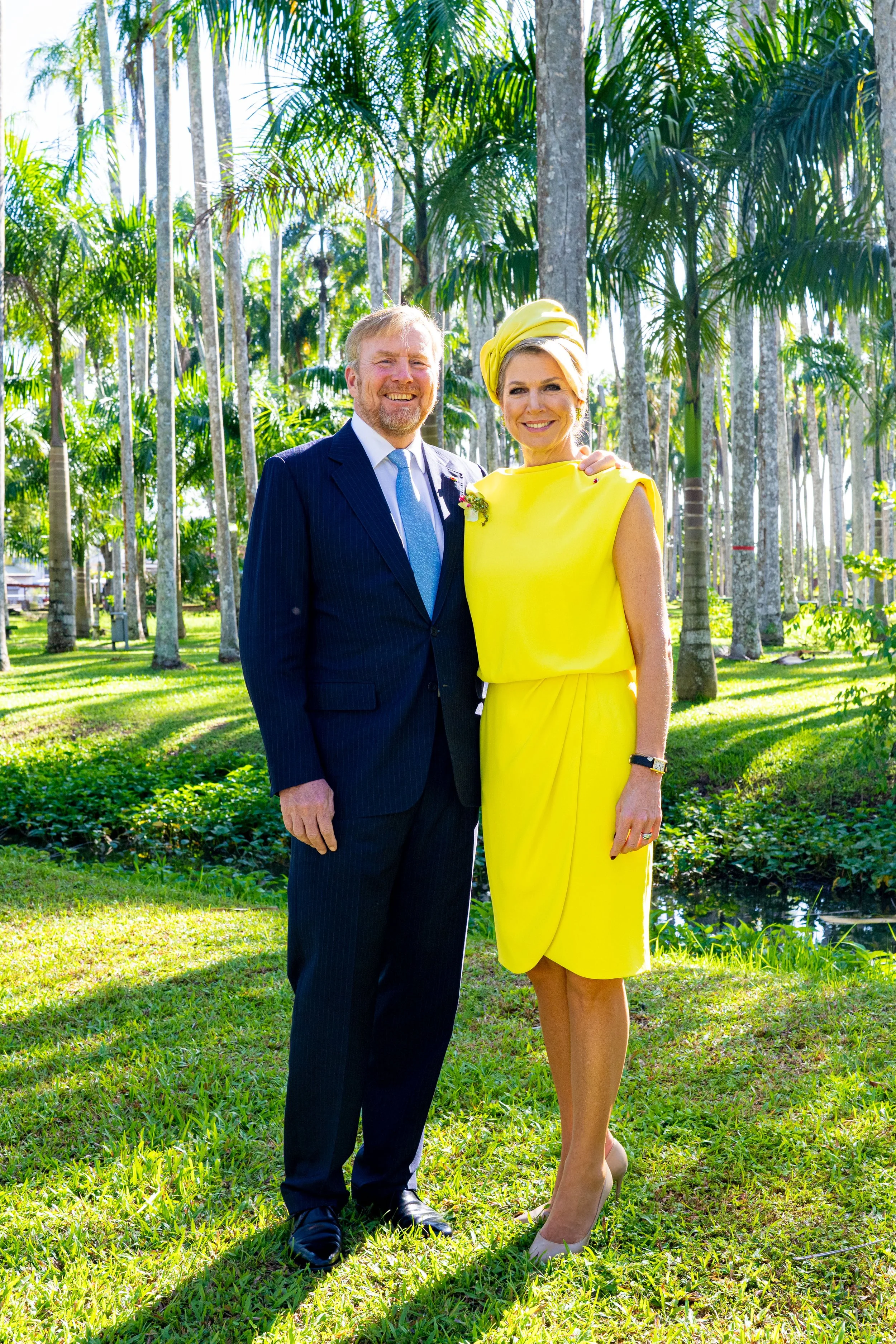 The King and Queen of the Netherlands Tour Paramaribo