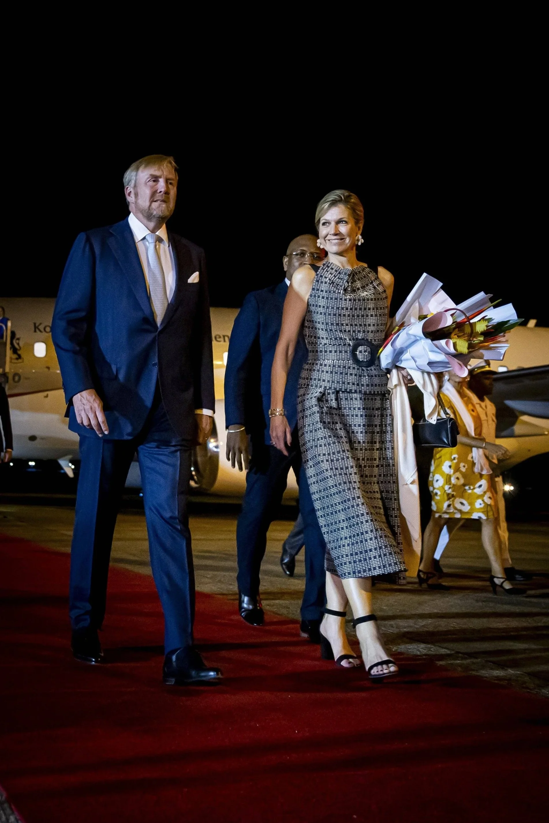 The King and Queen of the Netherlands Arrive in Suriname for State Visit