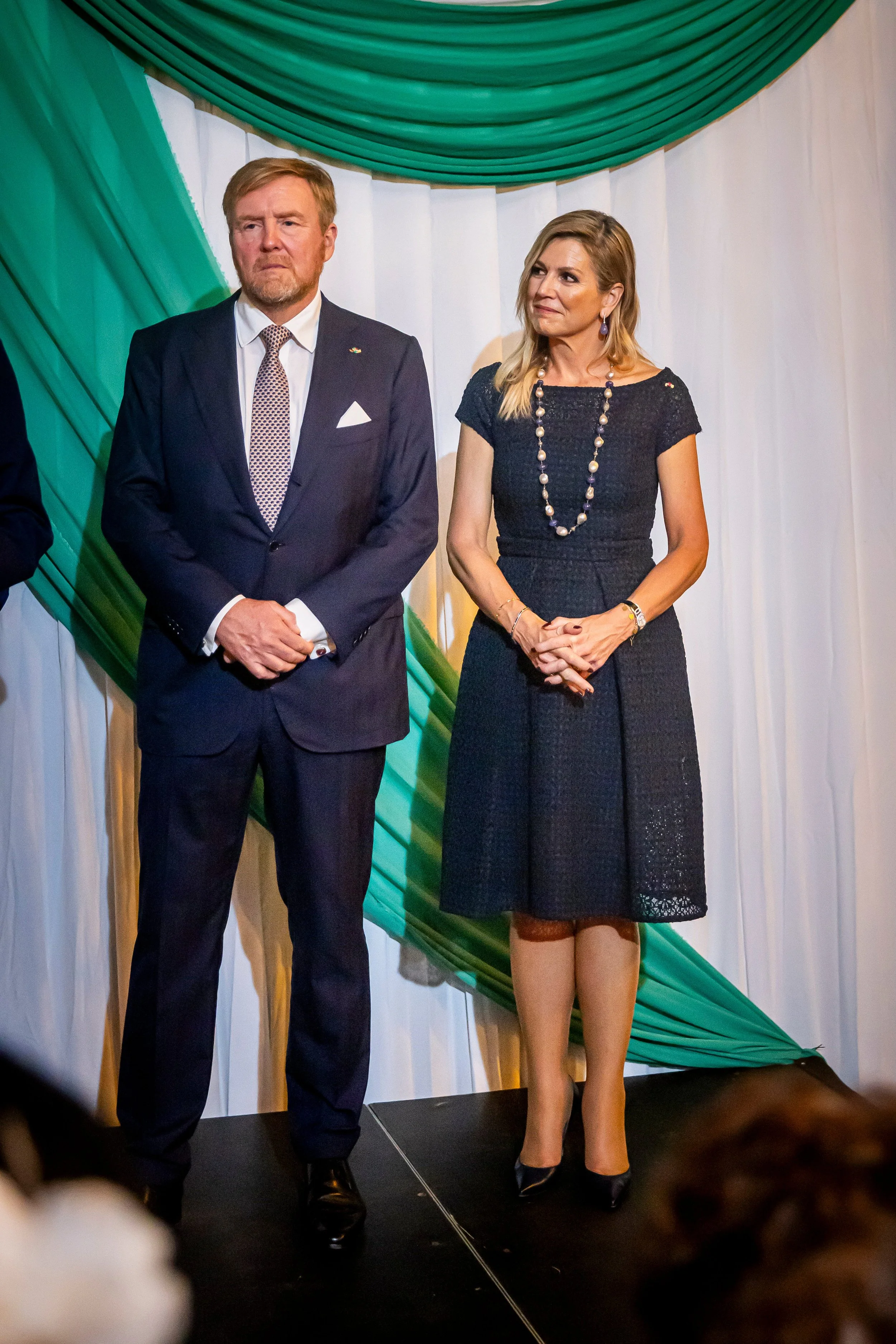The King and Queen of the Netherlands Meet with Dutch Community in Frederiksdorp