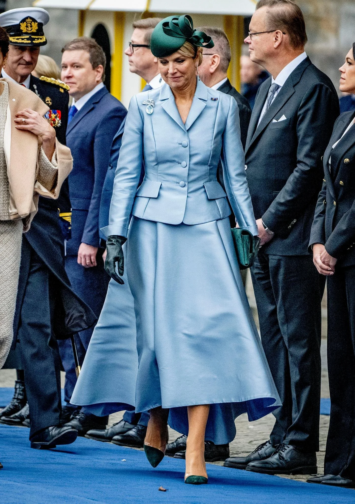 The King and Queen of the Netherlands Welcome the President and First Lady of Finland for State Visit
