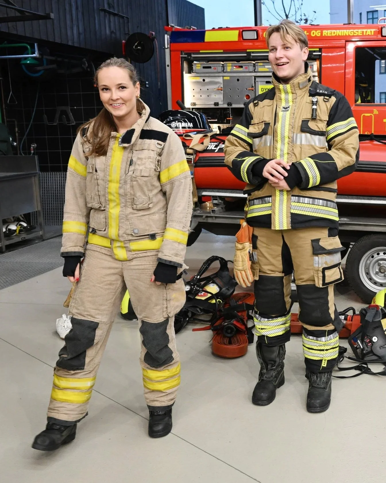 Princess Ingrid Alexandra Visits Sentrum Fire Station 