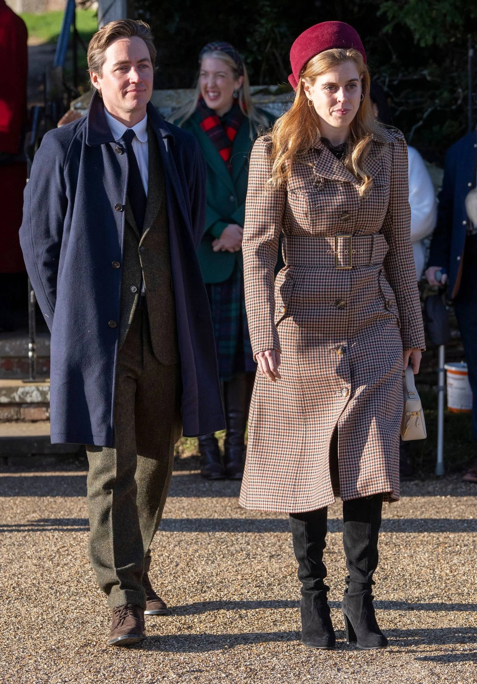 Princess Beatrice Attends Christmas Day Service 2025