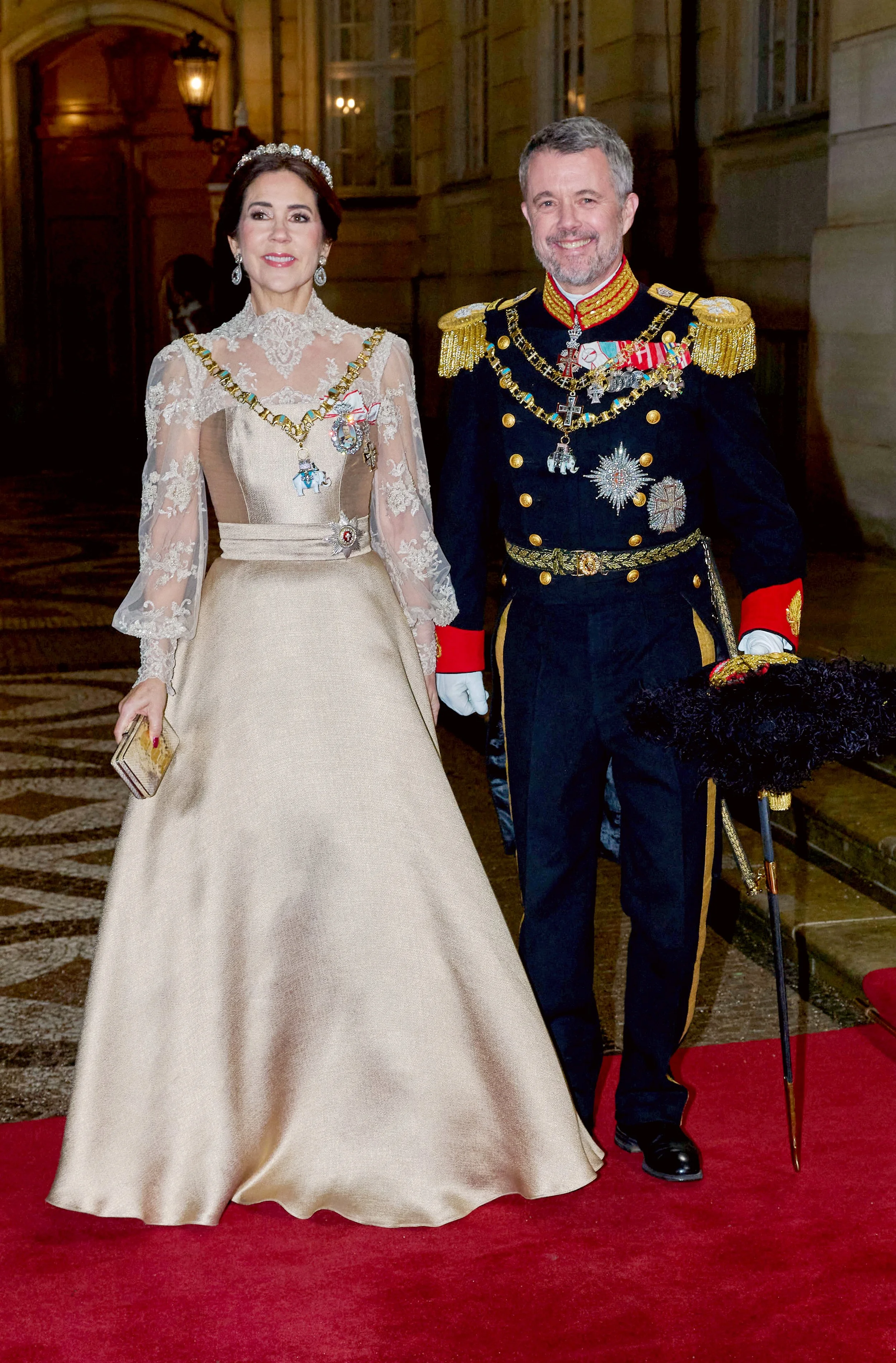 The King and Queen of Denmark Attend New Year's Reception 2026
