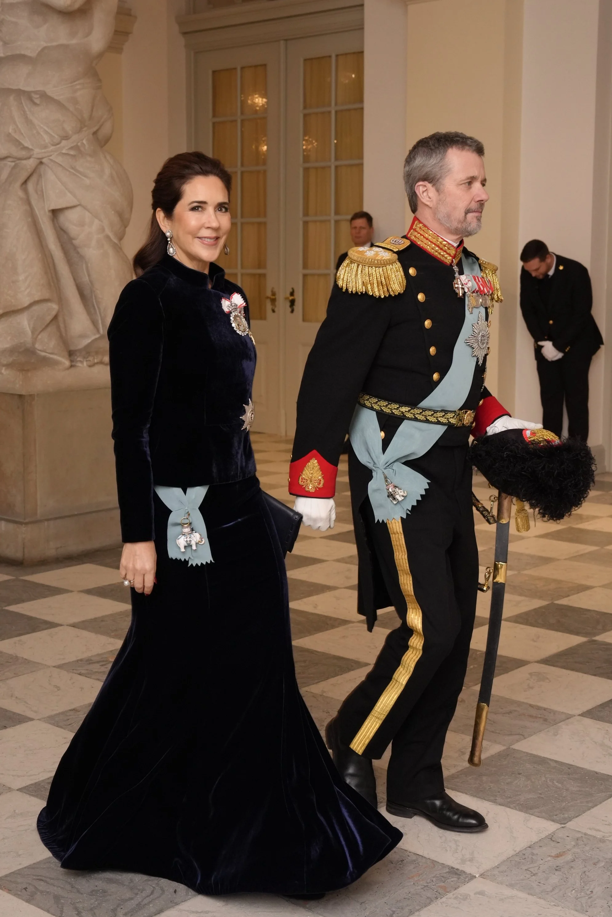 The King and Queen of Denmark Host the 2025 New Year's Reception for Mayors and Regional Council Chiarmen