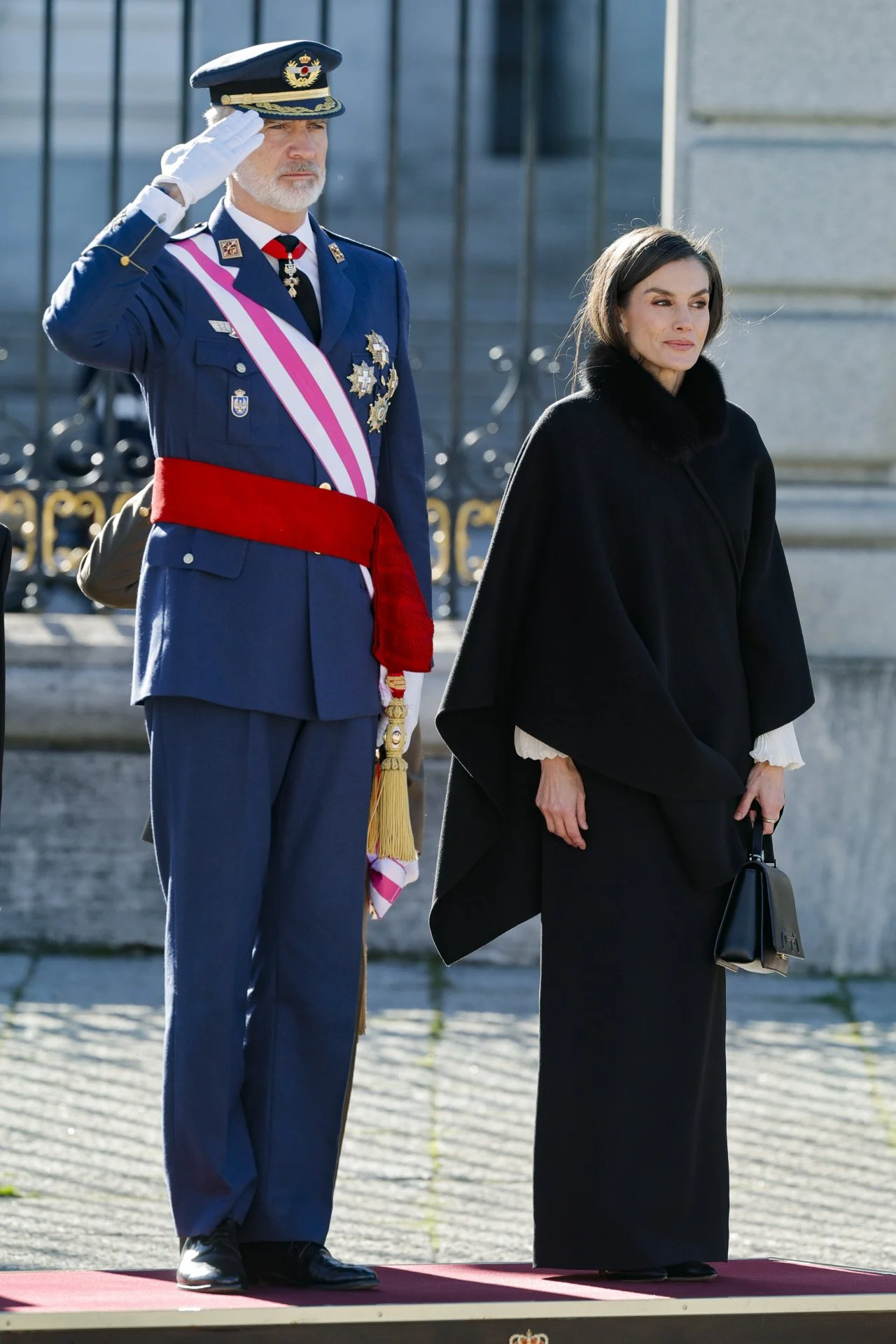 The King and Queen of Spain and the Princess of Asturias Attend New Year's Military Parade 2026