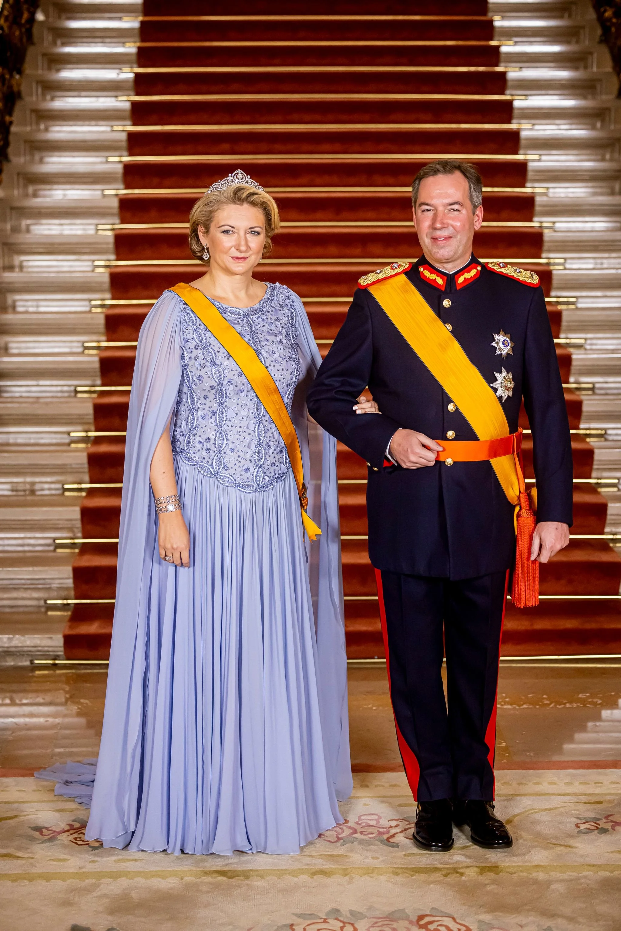 The Grand Duke and Grand Duchess of Luxembourg Host Gala Dinner