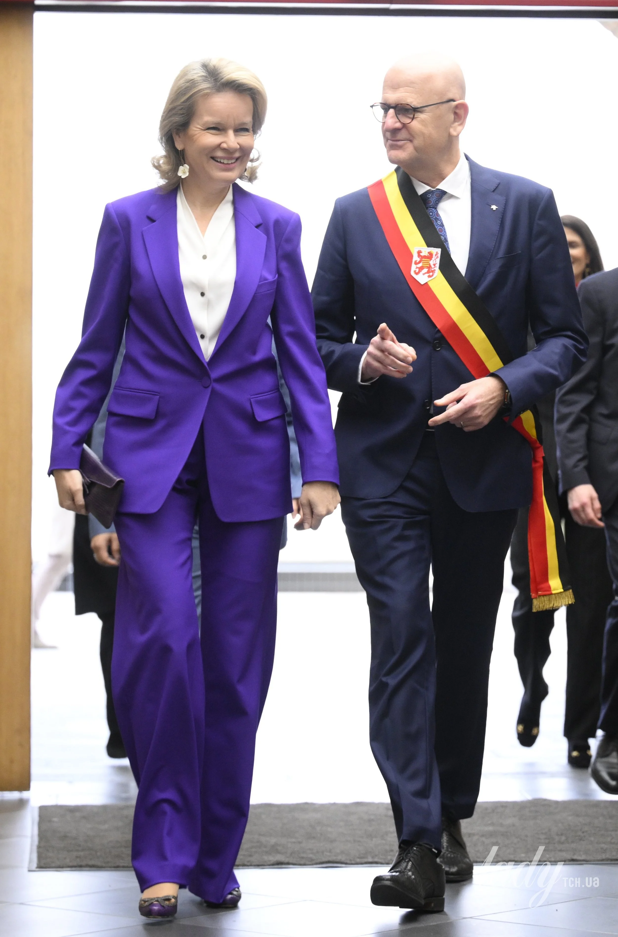 Queen Mathilde Visits Hasselt in Connection with Domestic Violence Crimes
