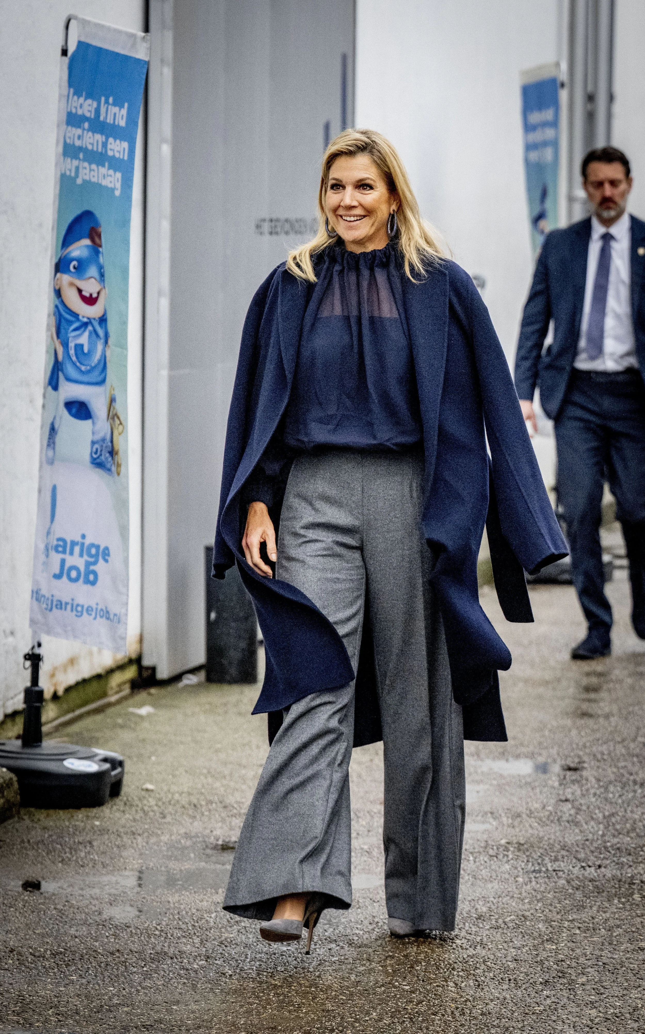 Queen Maxima Visits Jarige Job Foundation in Rotterdam