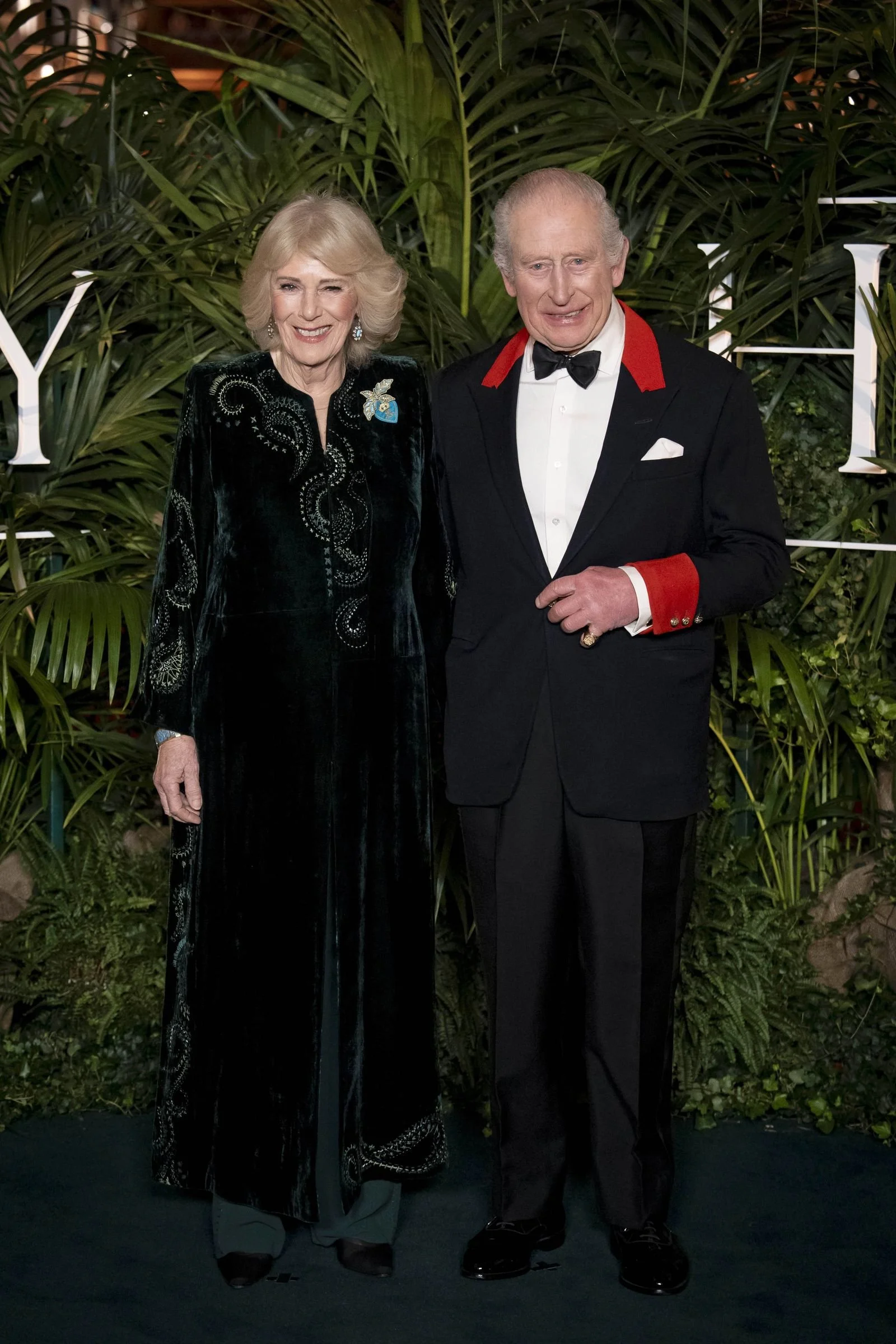 The King and Queen of the United Kingdom Attend 'Finding Harmony: A King's Vision' Windsor Castle Premiere