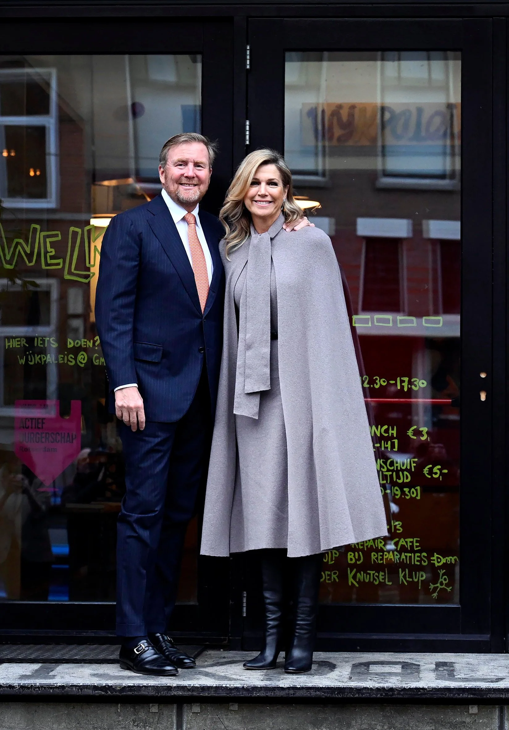 The King and Queen of The Netherlands Visit Community Centre in Rotterdam