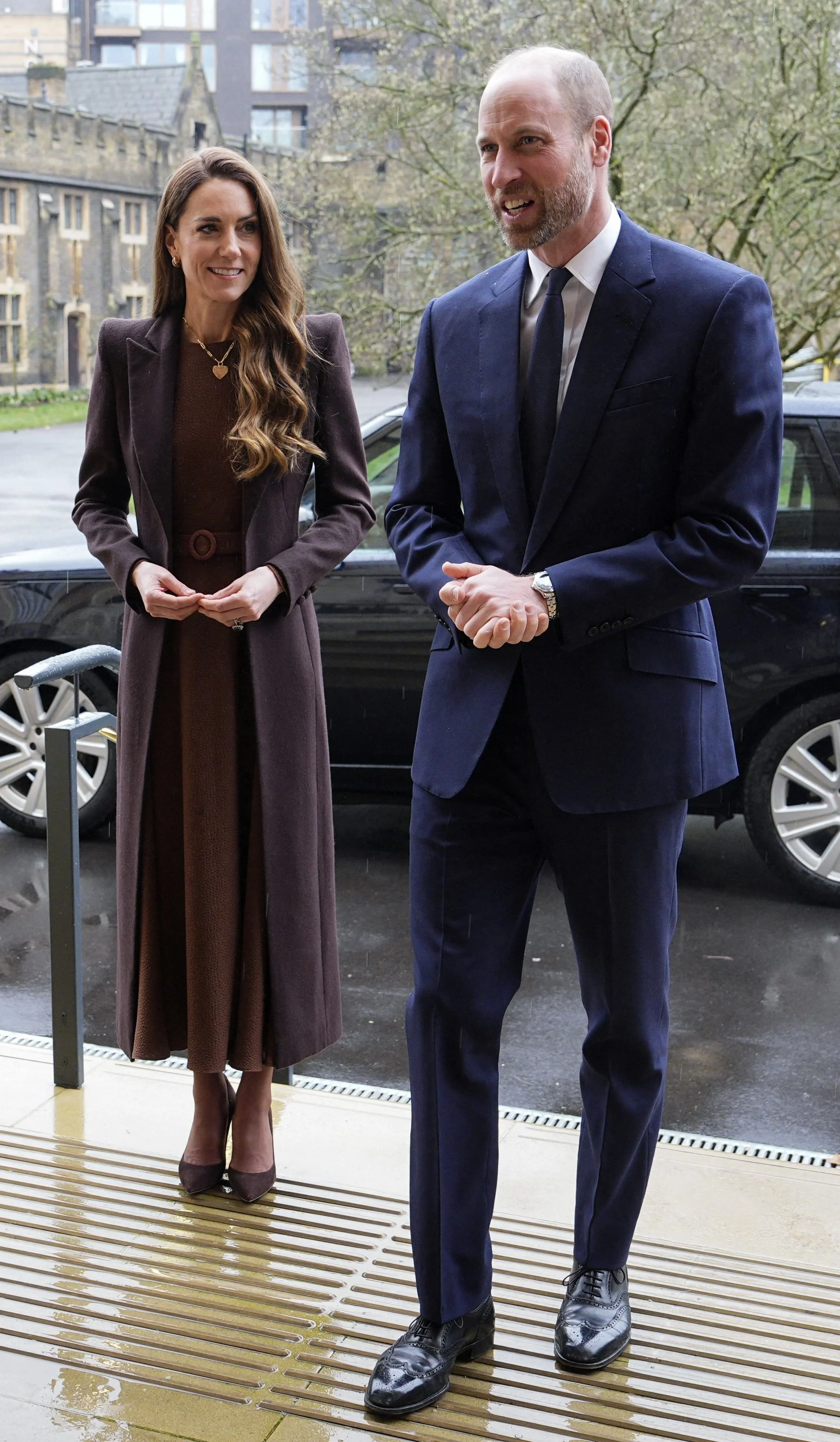 The Prince and Princess of Wales Hold Audience with the Archbishop of Canterbury 