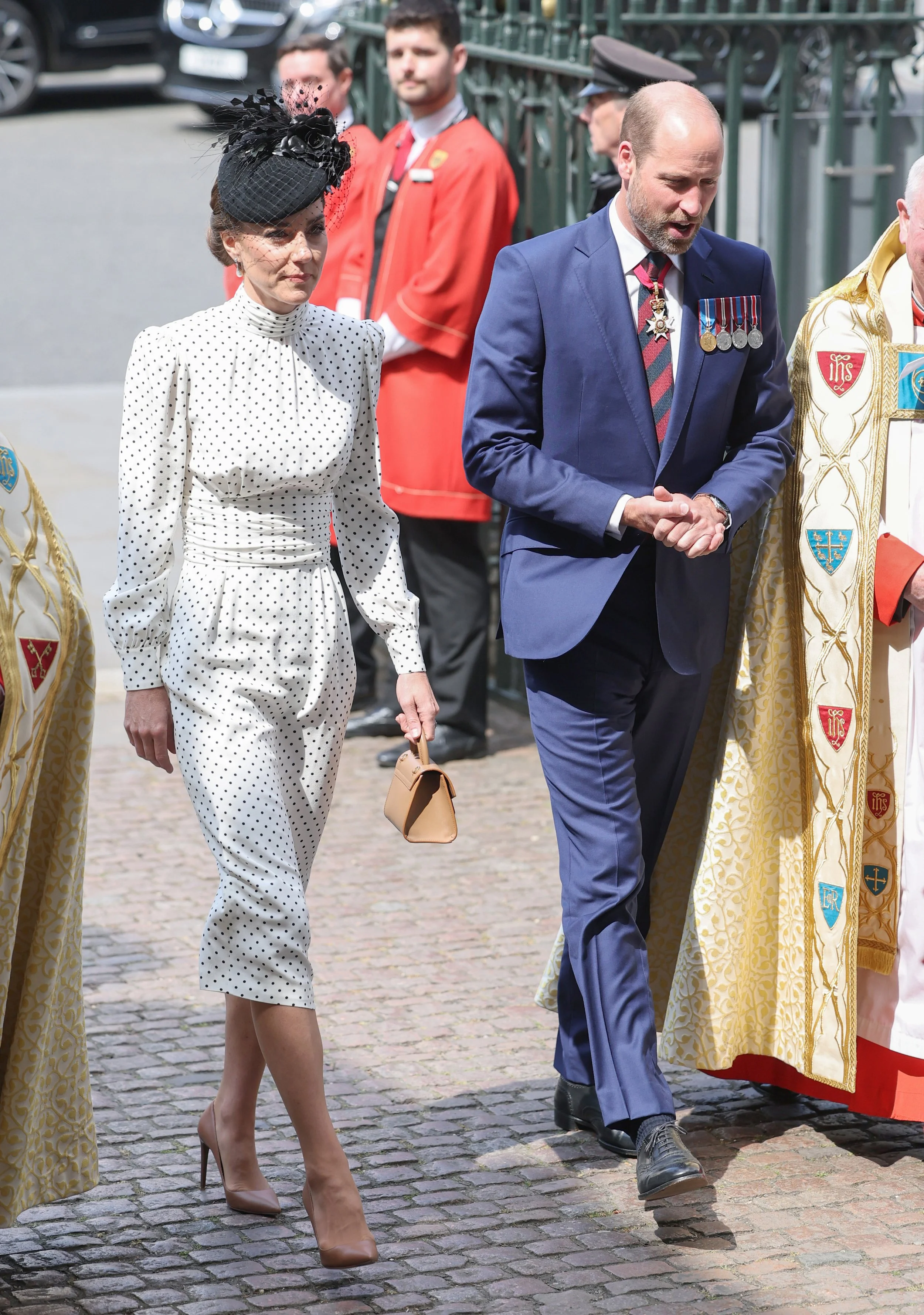 The Prince and Princess of Wales Attend Thanksgiving Service to Mark The 80th Anniversary of VE Day