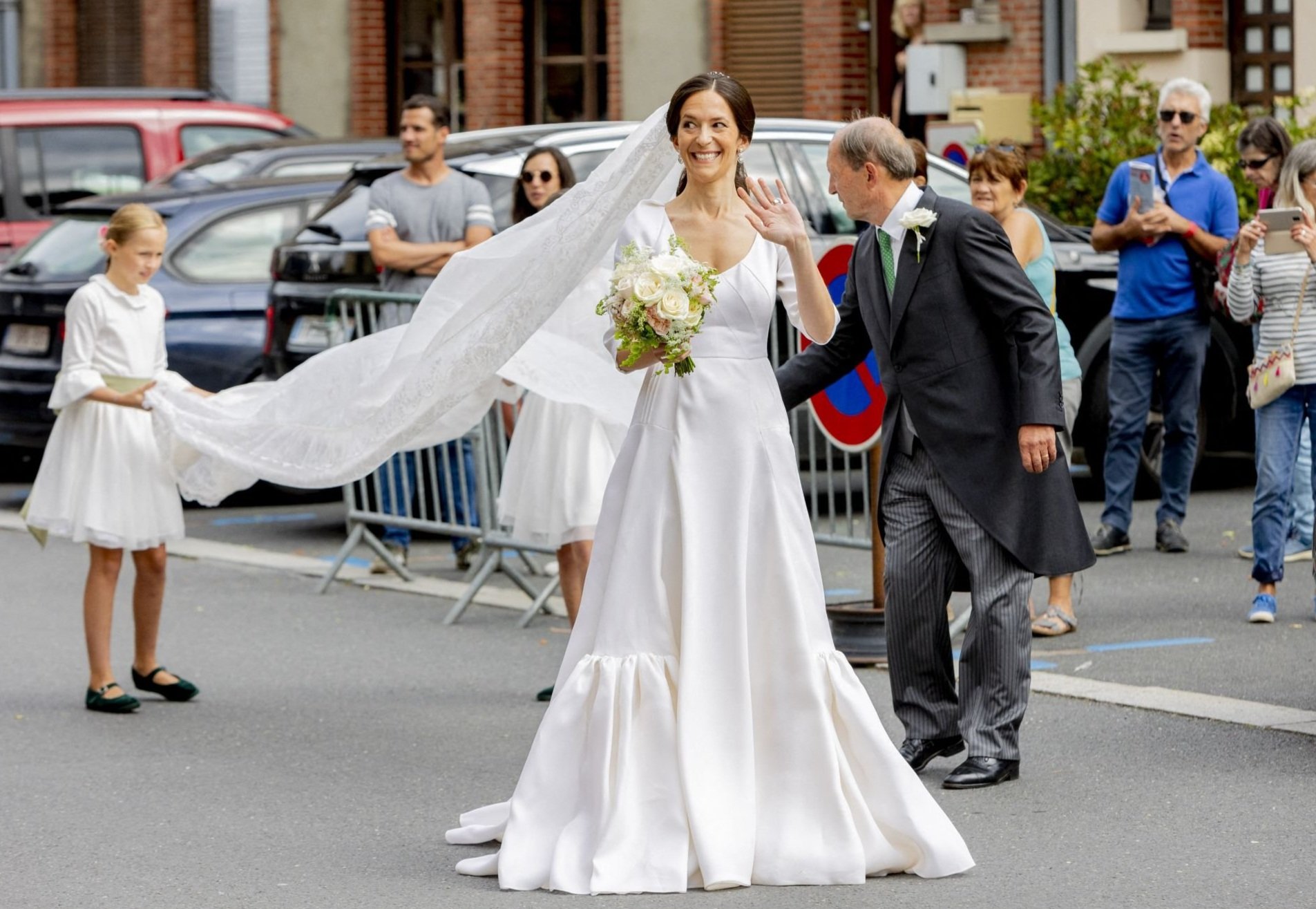 The King and Queen of the Belgians Attend Wedding of the Count d'Udekem