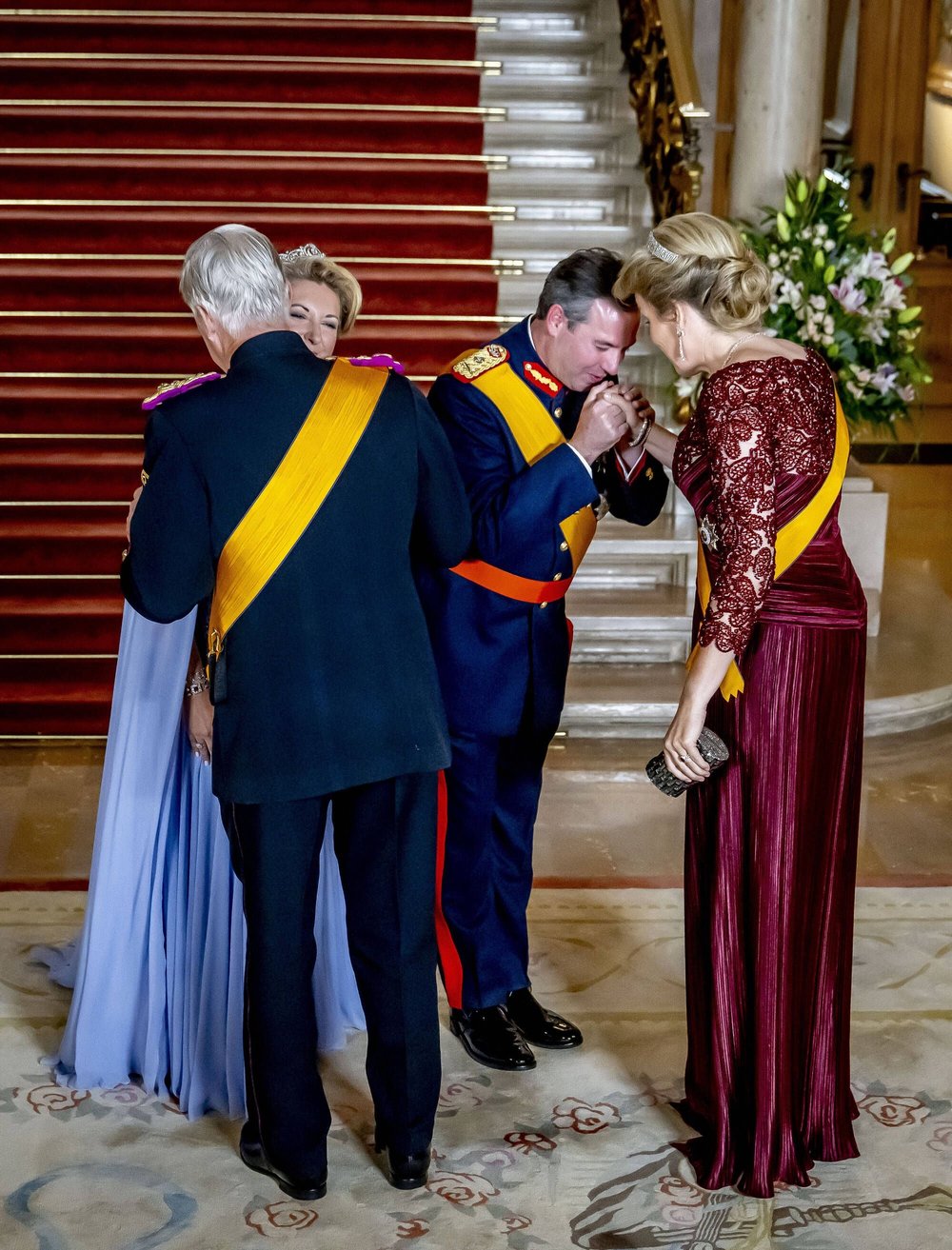 The King and Queen of the Belgians Attend Gala Dinner in Luxembourg ...