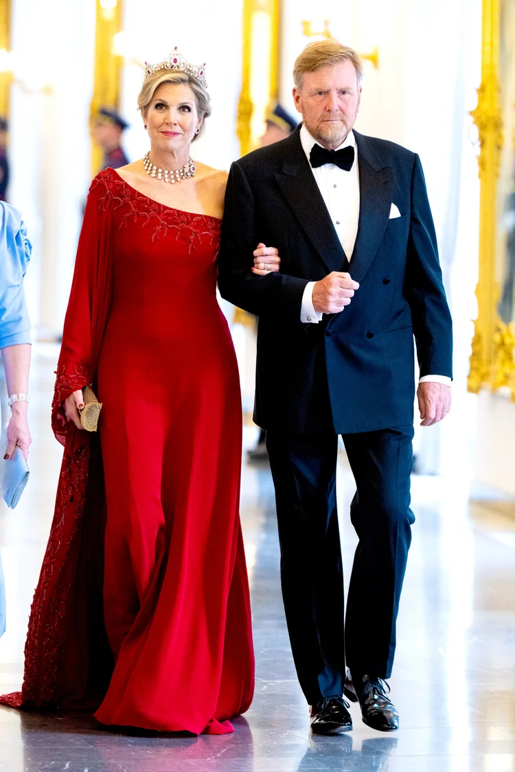 The King and Queen of the Netherlands Attend State Banquet in Prague ...