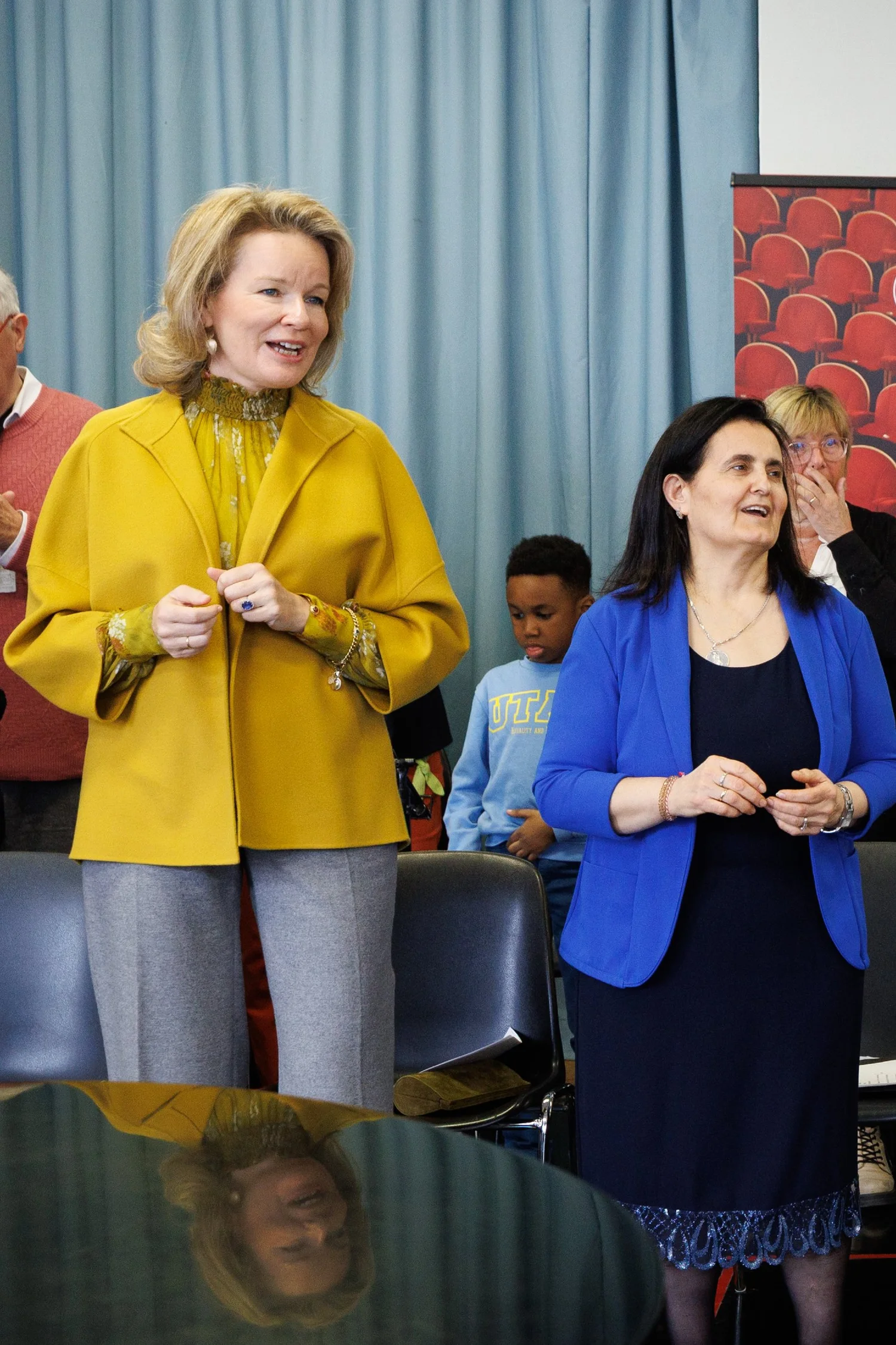 Queen Mathilde Attends Singing Workshop at Federal Opera House — Royal ...