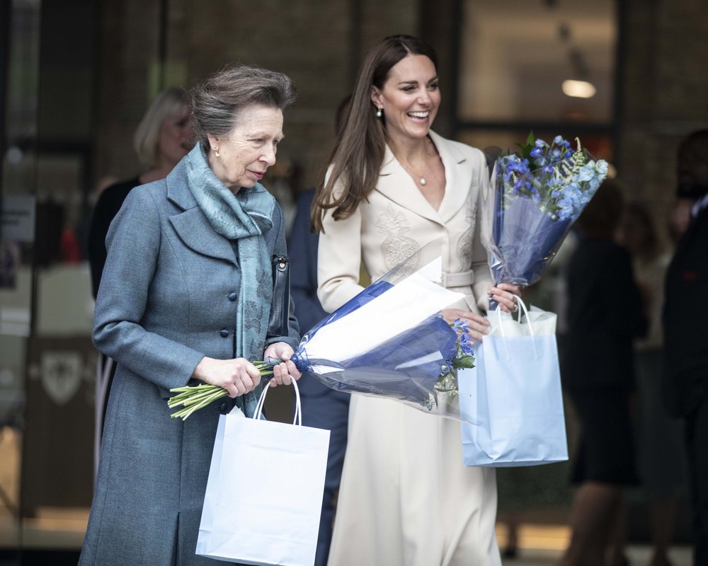 The Princess Royal and the Duchess of Cambridge Visit Royal College of ...