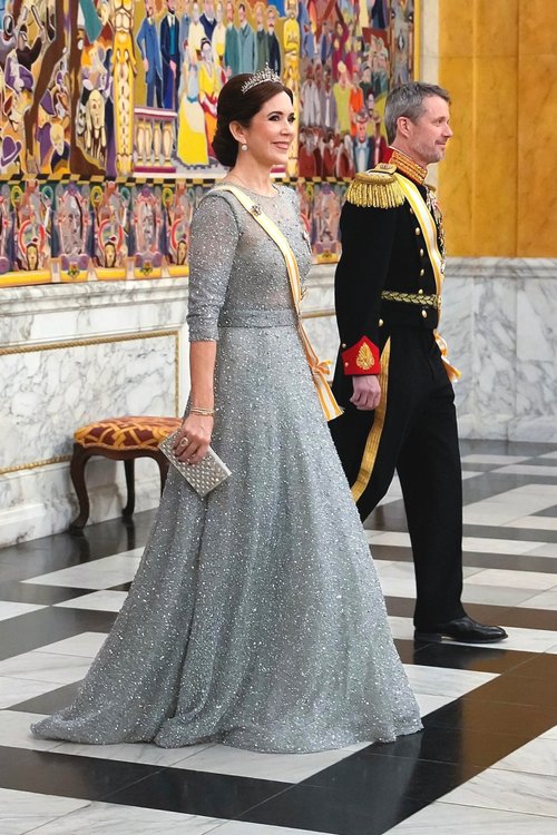 The Crown Prince and Crown Princess of Denmark Attend State Banquet in ...