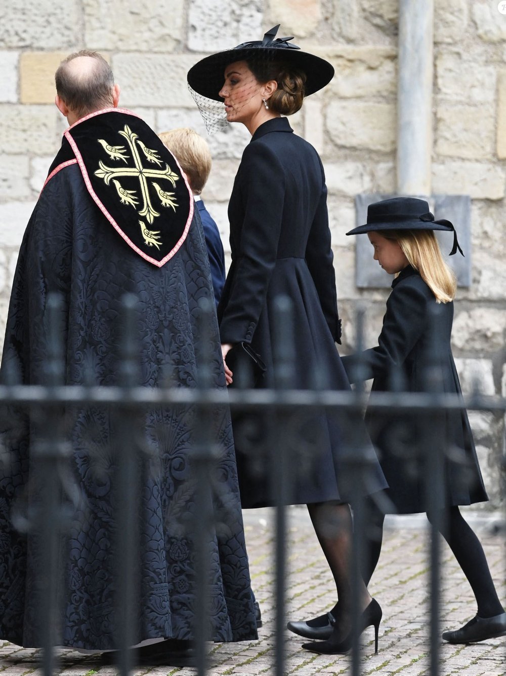 The Princess of Wales Attends The State Funeral of Queen Elizabeth II ...