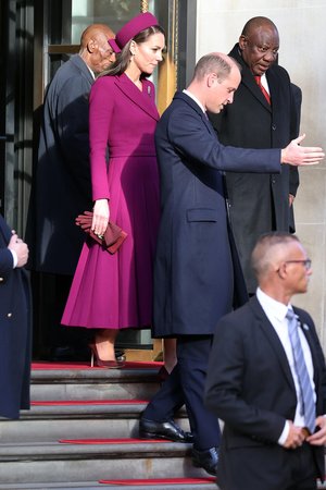 The Prince and Princess of Wales Welcome the President of South Africa ...
