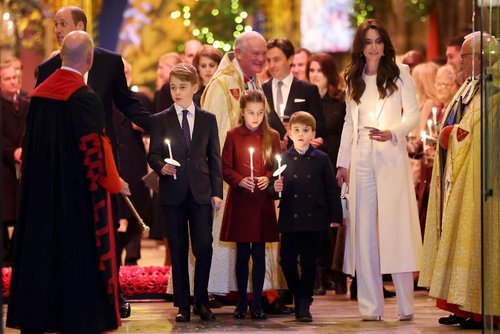The Prince and Princess of Wales Attend Together At Christmas 2023 ...