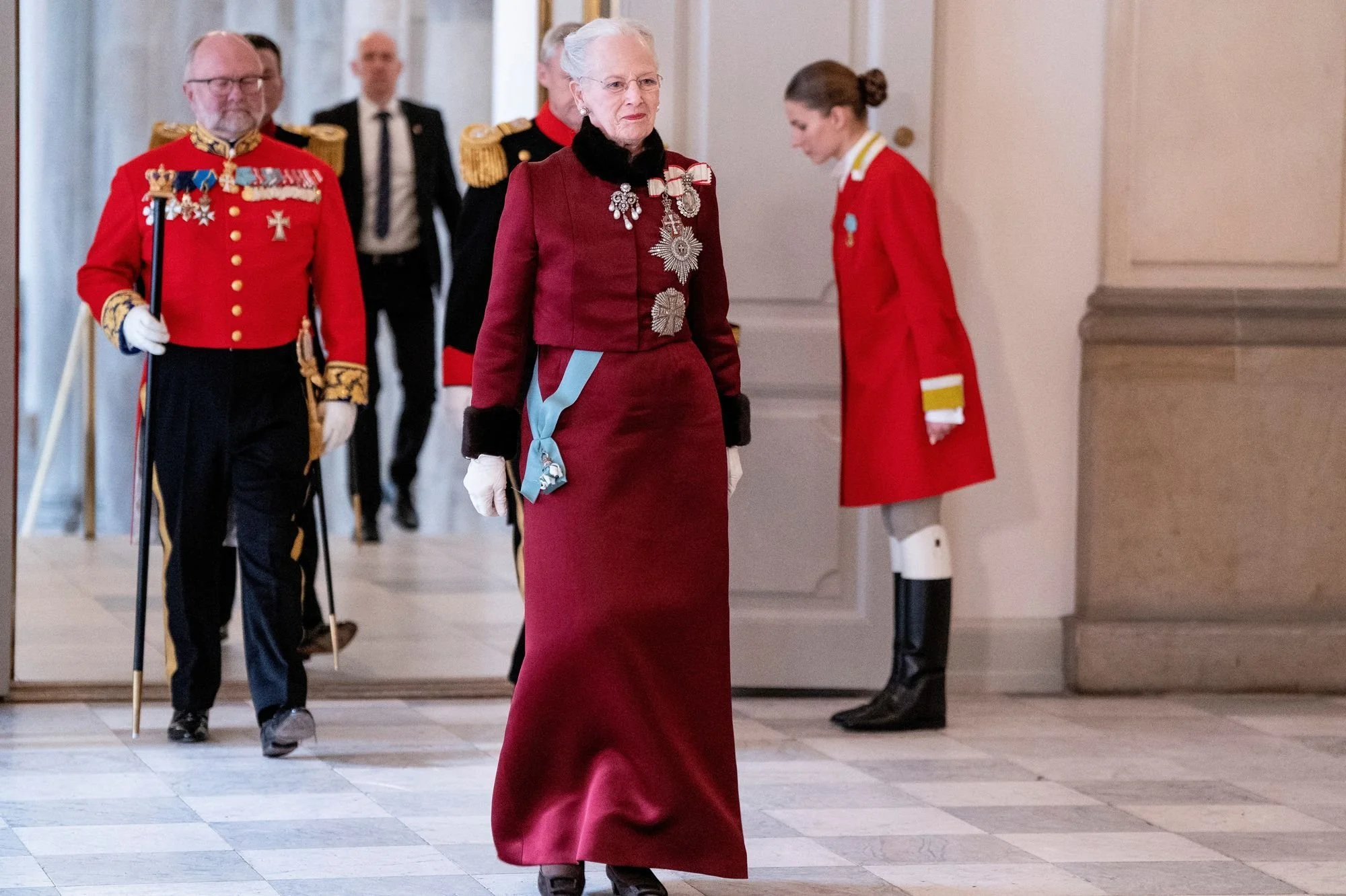 Queen Margrethe II Hosts New Year Reception for the Diplomatic Corps