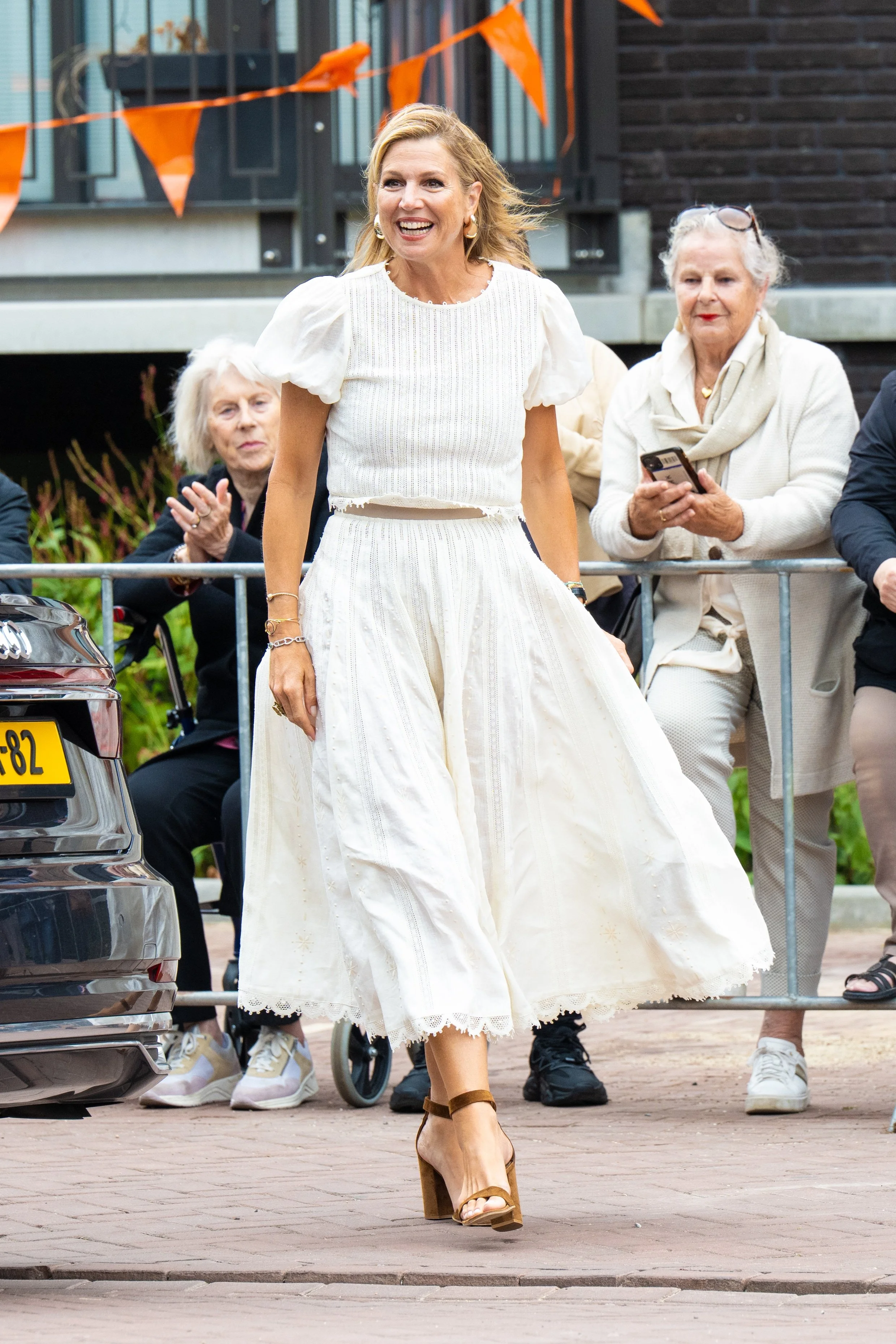 Queen Maxima Visits Kloosterkwartier in Veghel