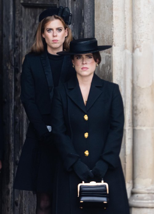 The Princesses of York Attend The State Funeral of Queen Elizabeth II ...