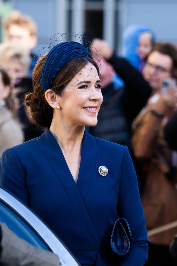 The King and Queen of Denmark Attend Church Service Celebrating the